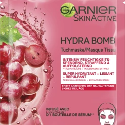Garnier SkinActive Hydra Bomb Tuchmaske Traubenkern