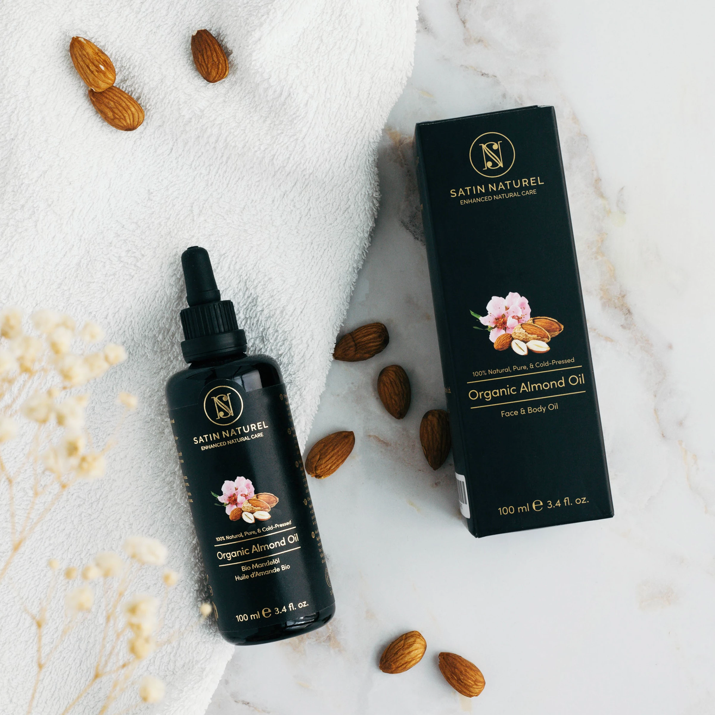 Satin Naturel BIO Mandelöl 4 Satin Naturel BIO Mandelöl – Bild 4