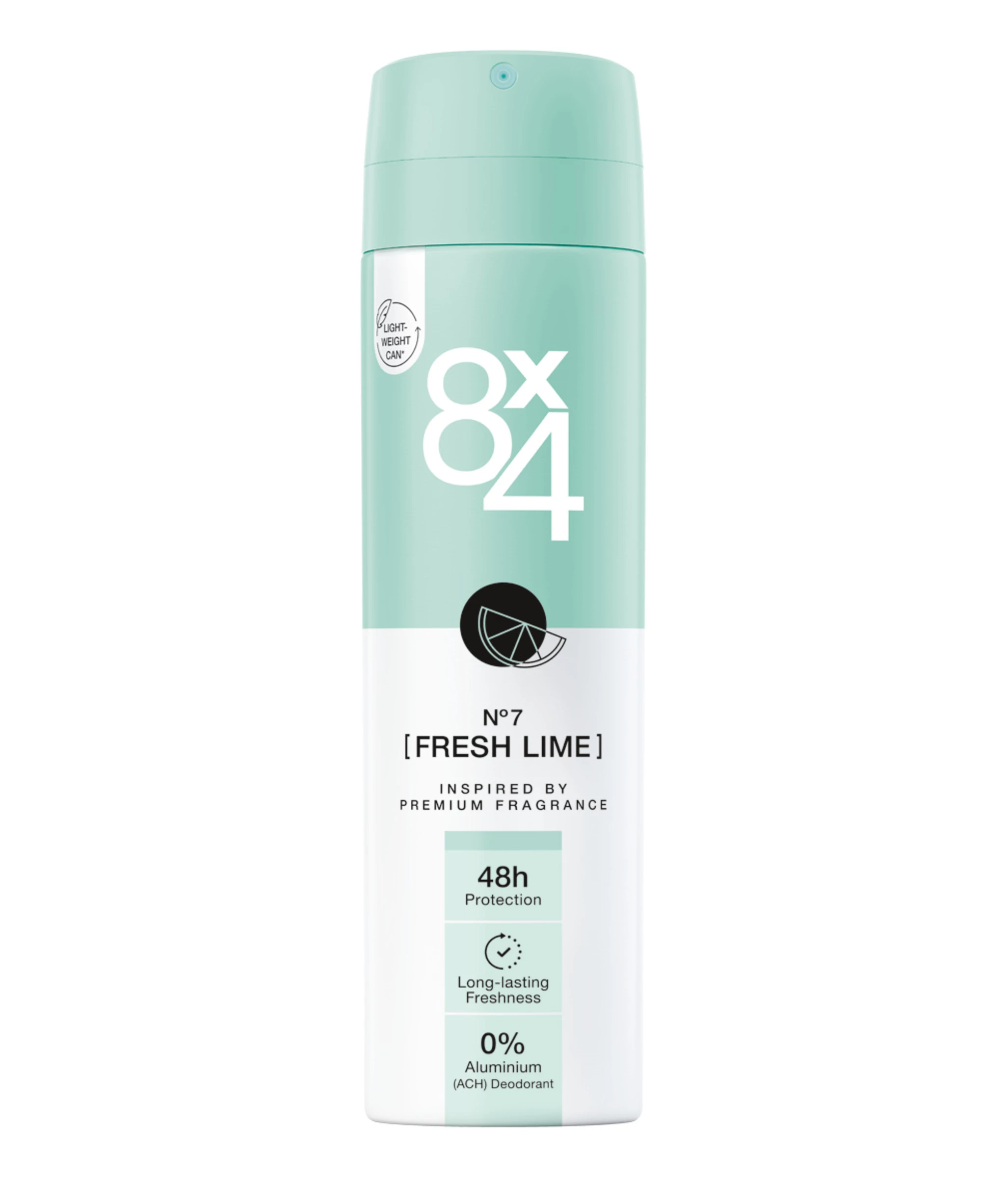 8x4 Deodorant Spray N°7 Fresh Lime 1 8x4 Deodorant Spray N°7 Fresh Lime
