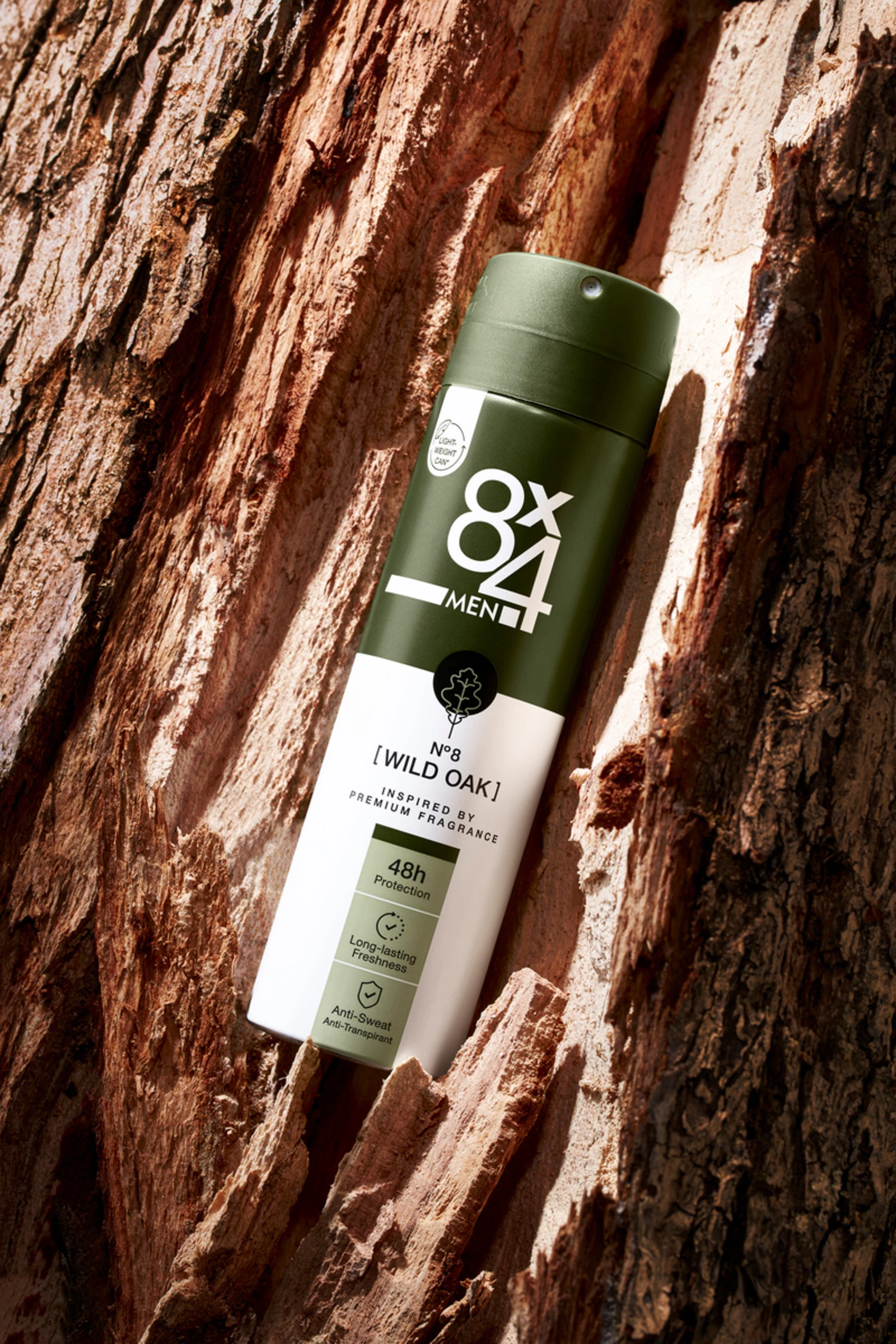 8x4 MEN Anti-Transpirant Spray N°8 Wild Oak 5 8x4 MEN Anti-Transpirant Spray N°8 Wild Oak – Bild 5