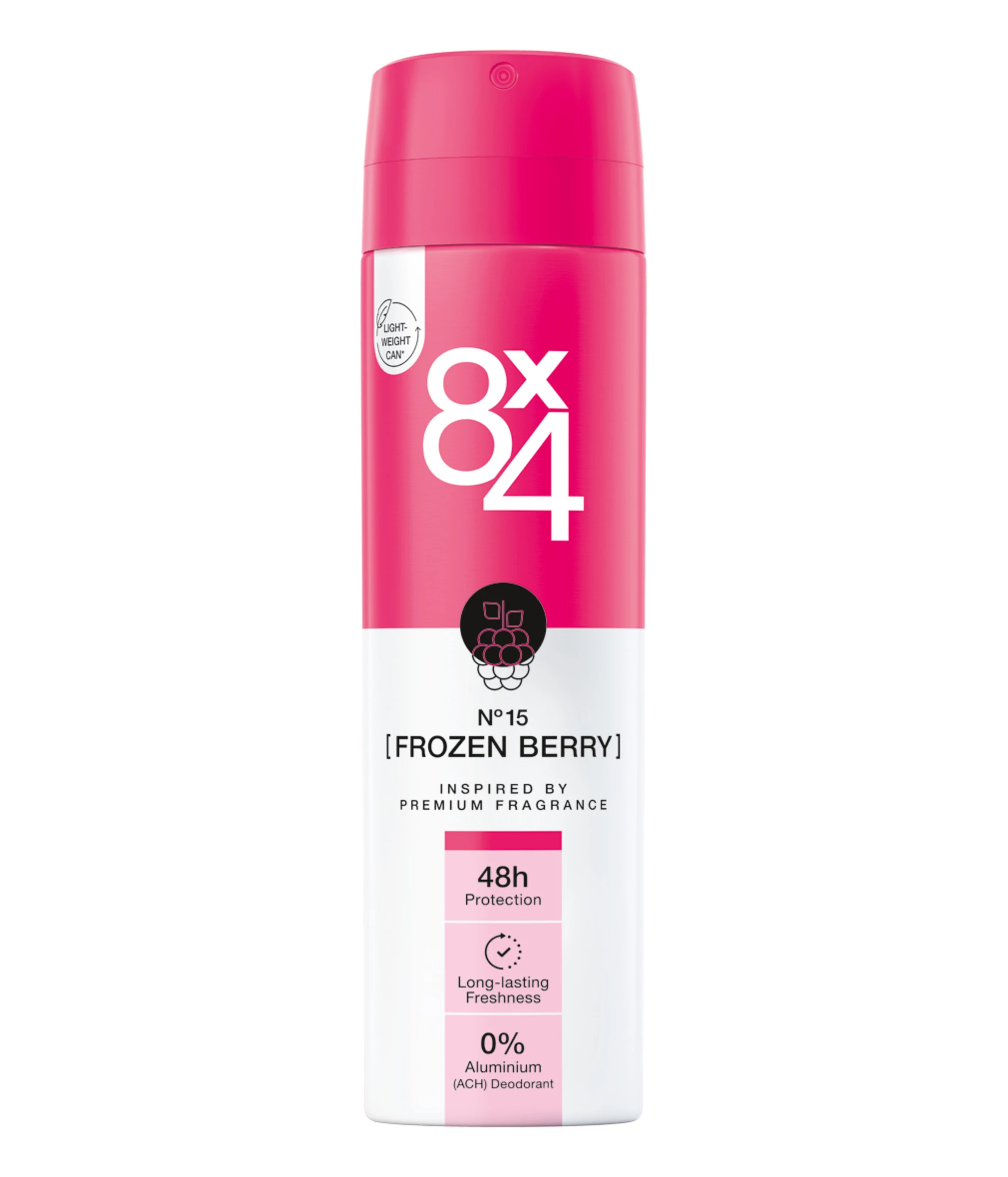 8x4 Deodorant Spray N°15 Frozen Berry 1 8x4 Deodorant Spray N°15 Frozen Berry