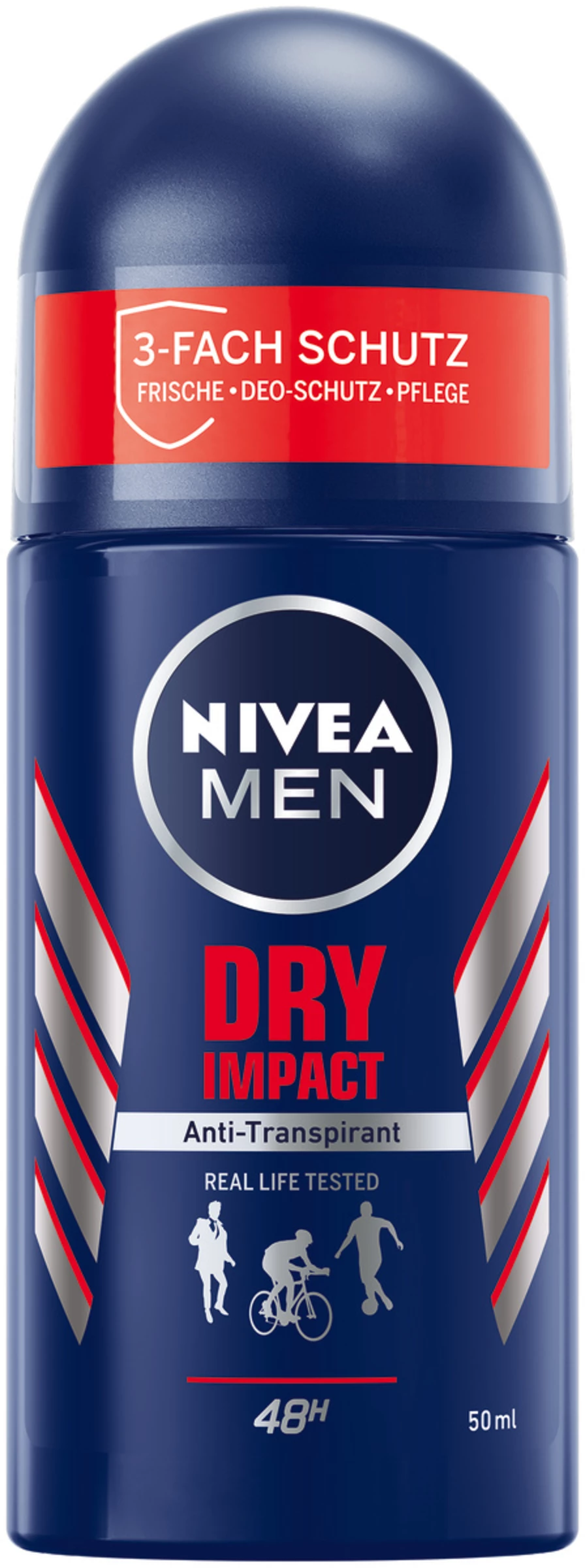 NIVEA MEN Anti-Transpirant Roll-on Dry Impact 1 NIVEA MEN Anti-Transpirant Roll-on Dry Impact