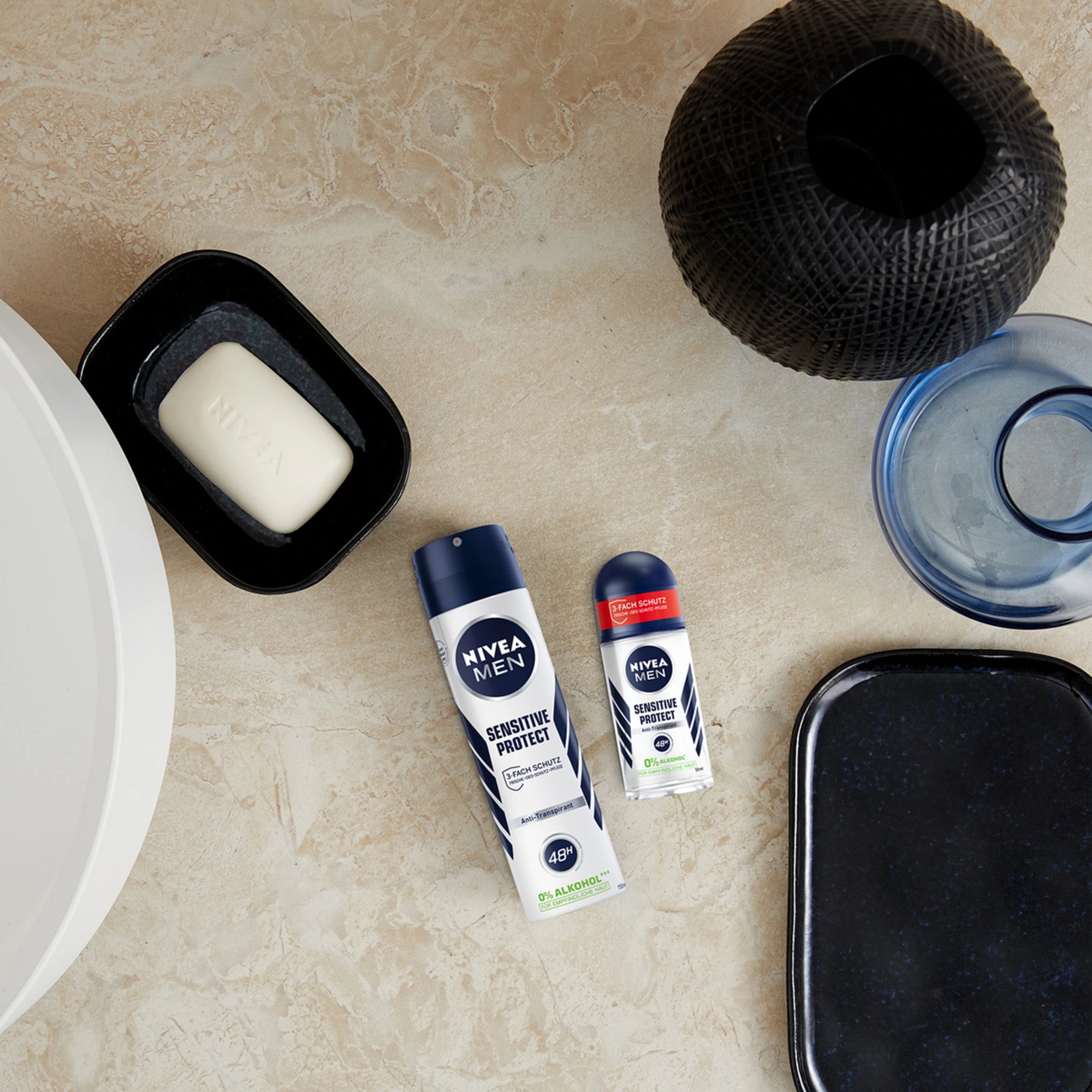 NIVEA MEN Sensitive Protect Deo Spray 6 NIVEA MEN Sensitive Protect Deo Spray – Bild 6