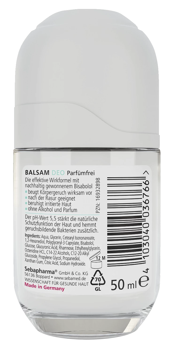 Sebamed Balsam Deo Parfümfrei Roll-on 4 Sebamed Balsam Deo Parfümfrei Roll-on – Bild 4