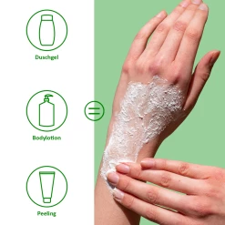 Puremetics 3in1 Dusch-Fluff Limette Mit Meersalzpeeling 6 Puremetics 3in1 Dusch-Fluff Limette Mit Meersalzpeeling -Compeed Geschäft MAM 7371992 SHOP IMAGE 1.4