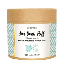 Puremetics 3in1 Dusch-Fluff Vibrant Seasalt Mit Meersalzpeeling