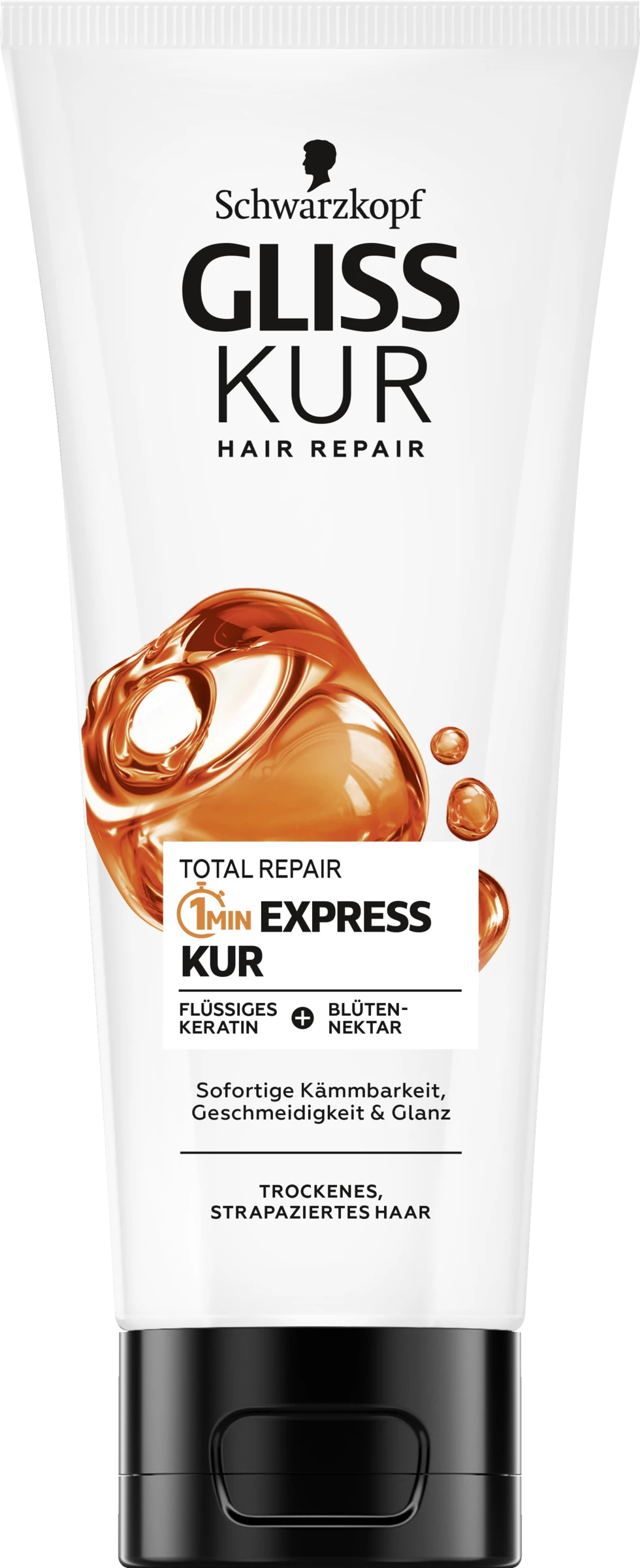 Schwarzkopf Gliss Kur Total Repair 1-Minute Express Kur 1 Schwarzkopf Gliss Kur Total Repair 1-Minute Express Kur