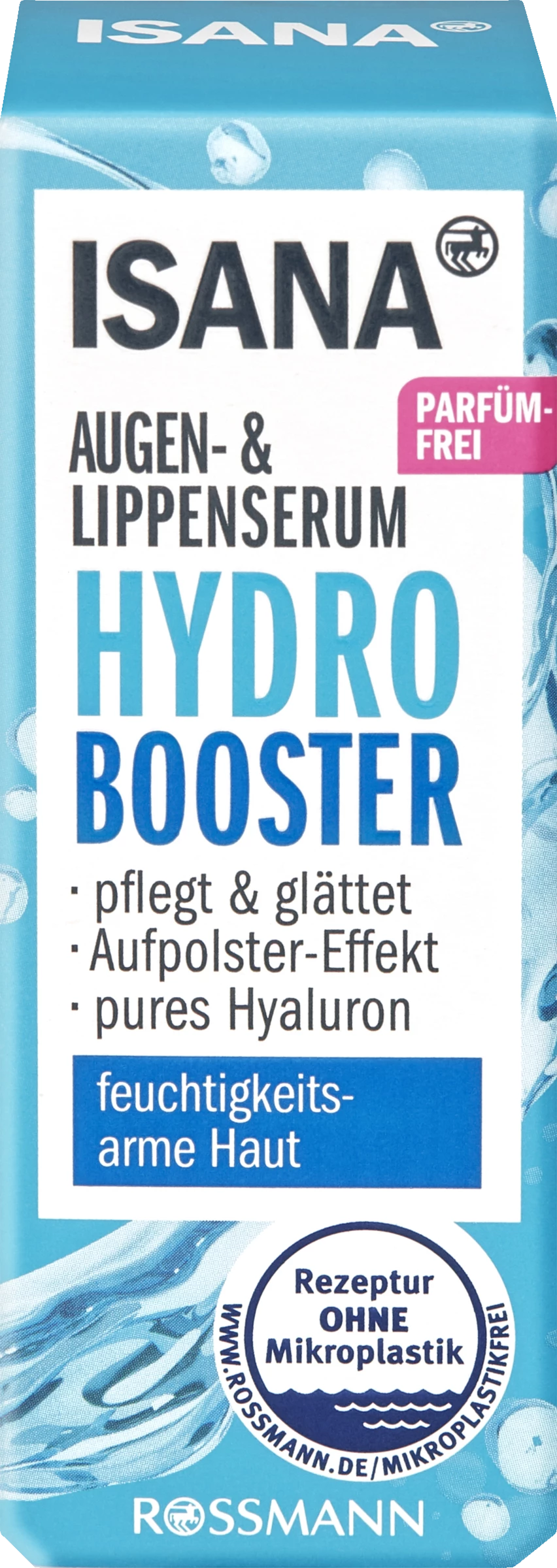 ISANA Hydro Booster Augen-& Lippenserum 1 ISANA Hydro Booster Augen-& Lippenserum