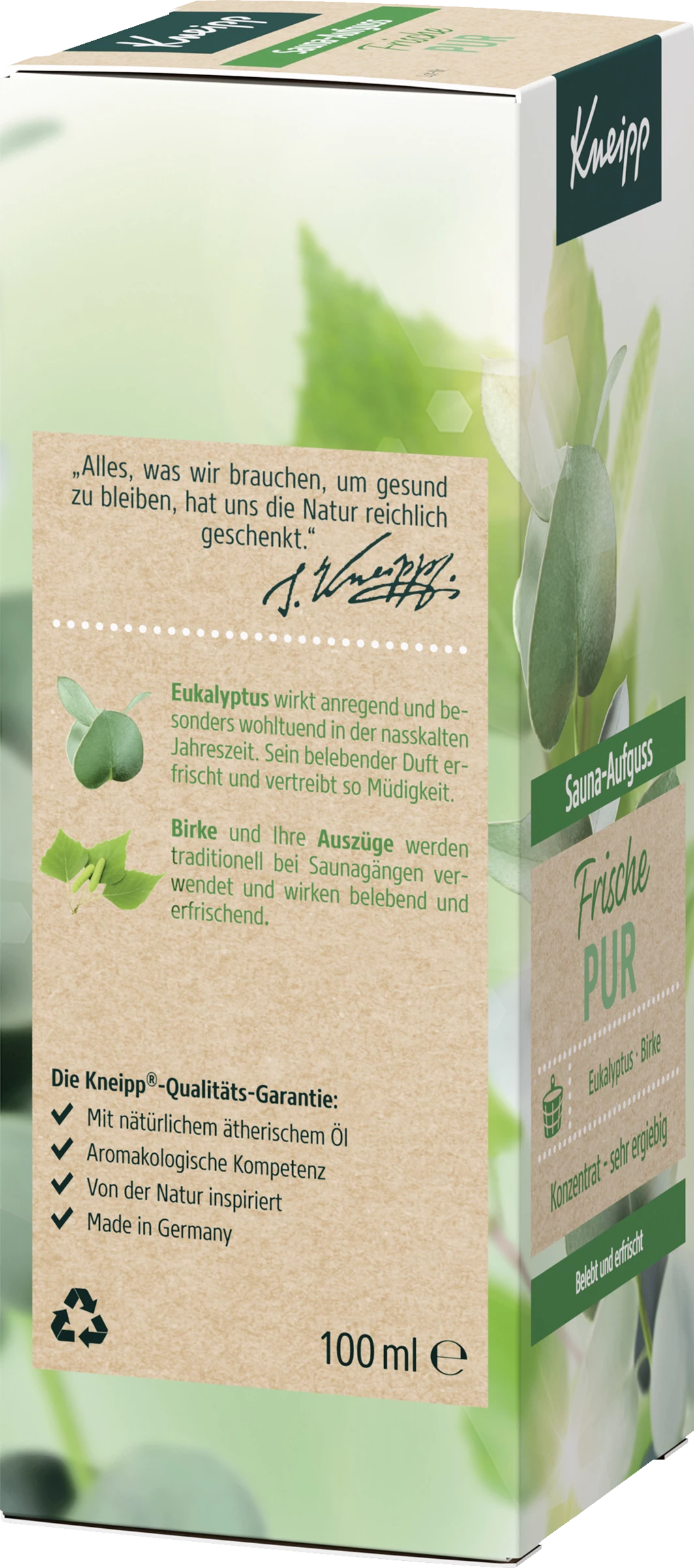 Kneipp Sauna-Aufguss Frische Pur 2 Kneipp Sauna-Aufguss Frische Pur – Bild 2