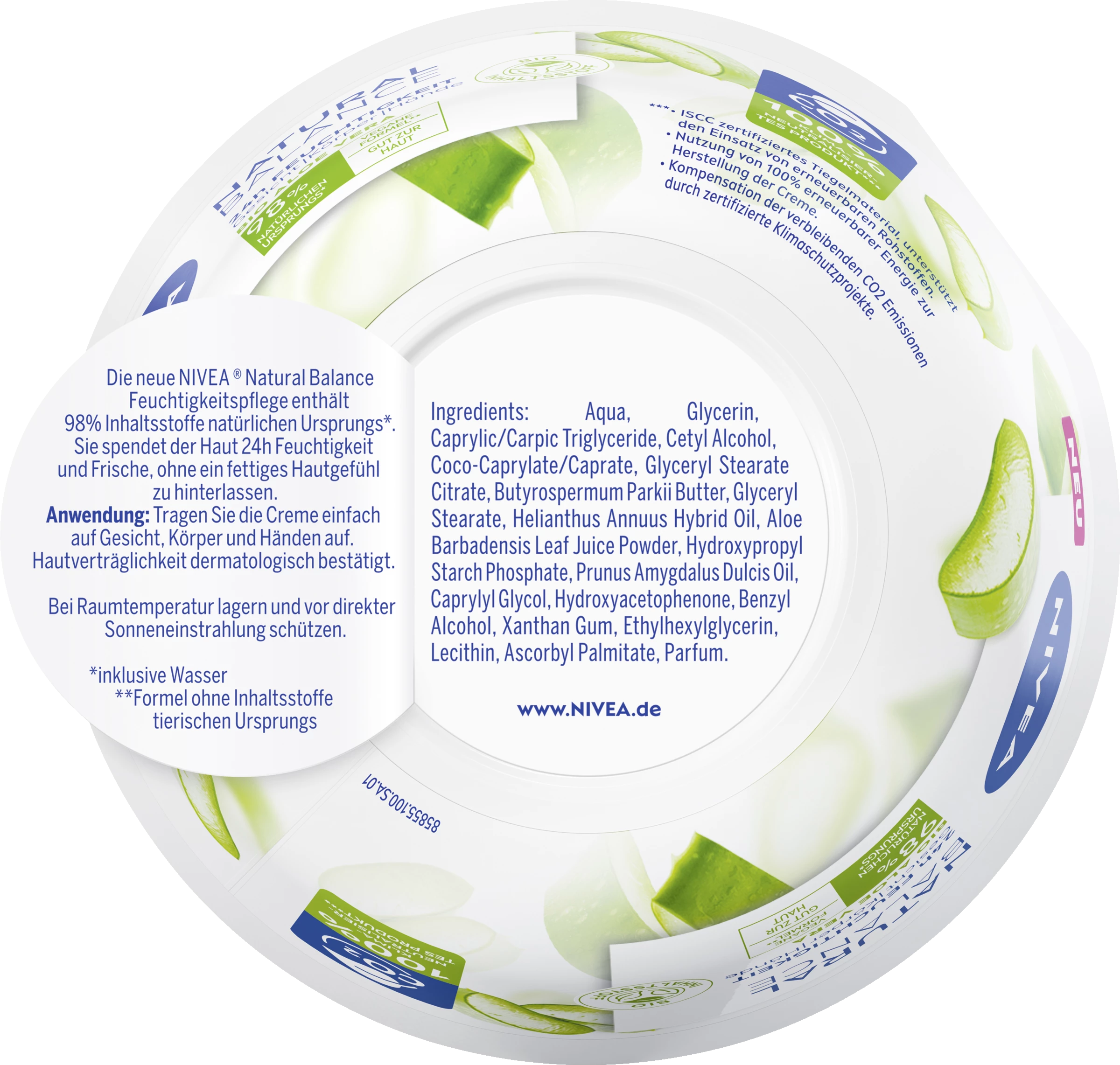 NIVEA Natural Balance Allzweckcreme 2 NIVEA Natural Balance Allzweckcreme – Bild 2