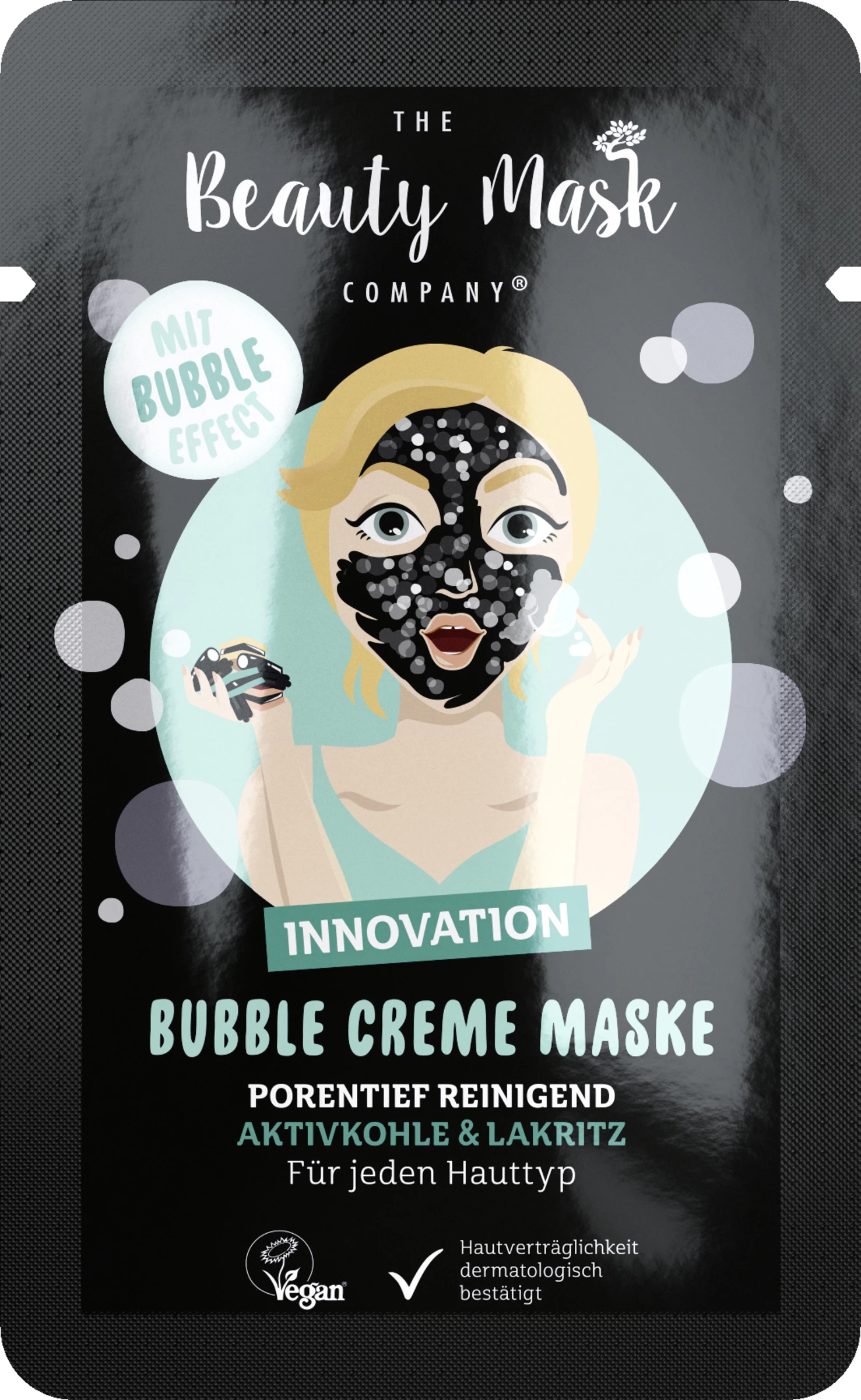The Beauty Mask Company Bubble Creme Maske Porentief Reinigend 1 The Beauty Mask Company Bubble Creme Maske Porentief Reinigend