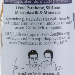 Alternative view of Jean&Len Philosophie Sensitiv Conditioner Hafermilch & Baumwollsamenöl