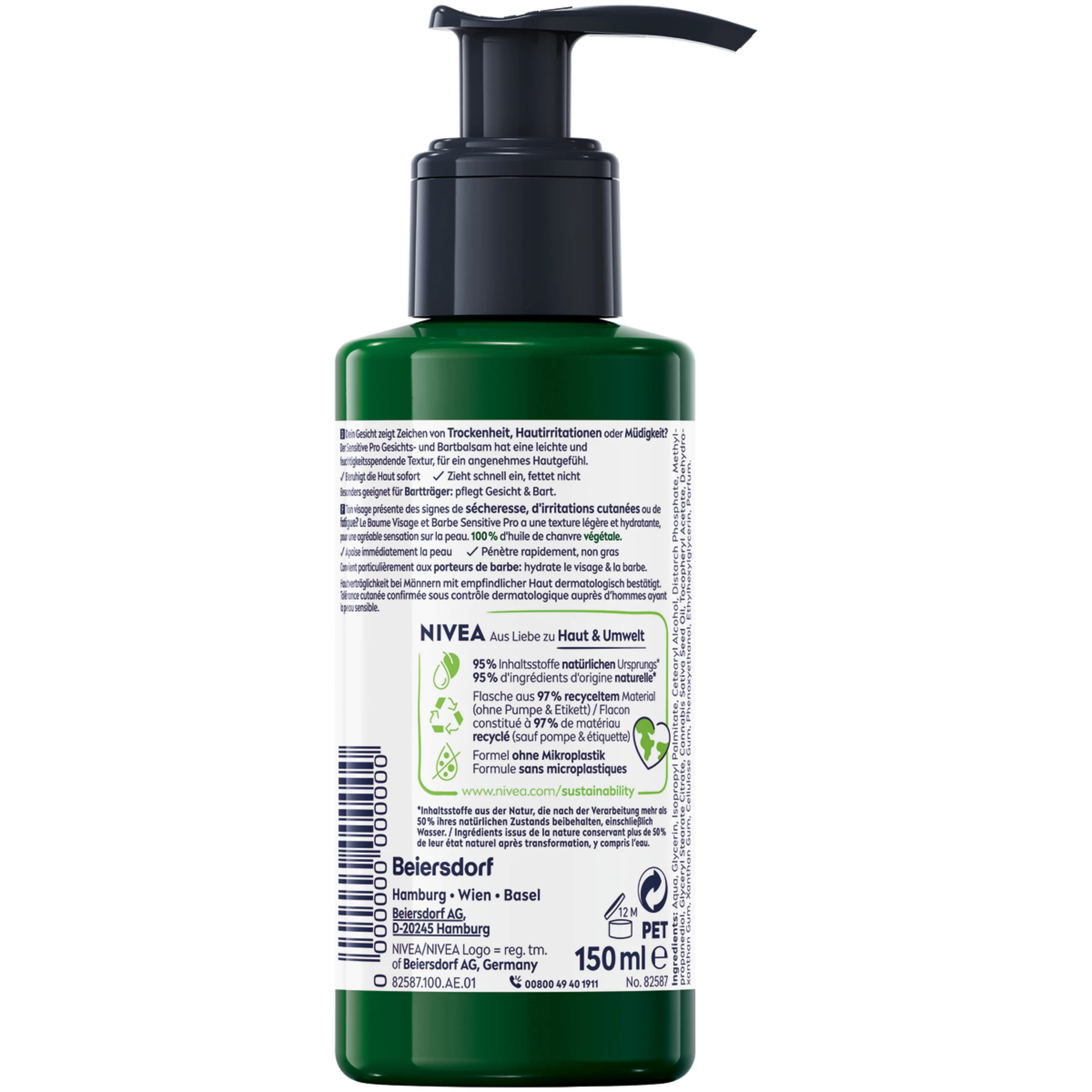 NIVEA MEN Sensitive Pro Gesichts- Und Bartbalsam 2 NIVEA MEN Sensitive Pro Gesichts- Und Bartbalsam – Bild 2