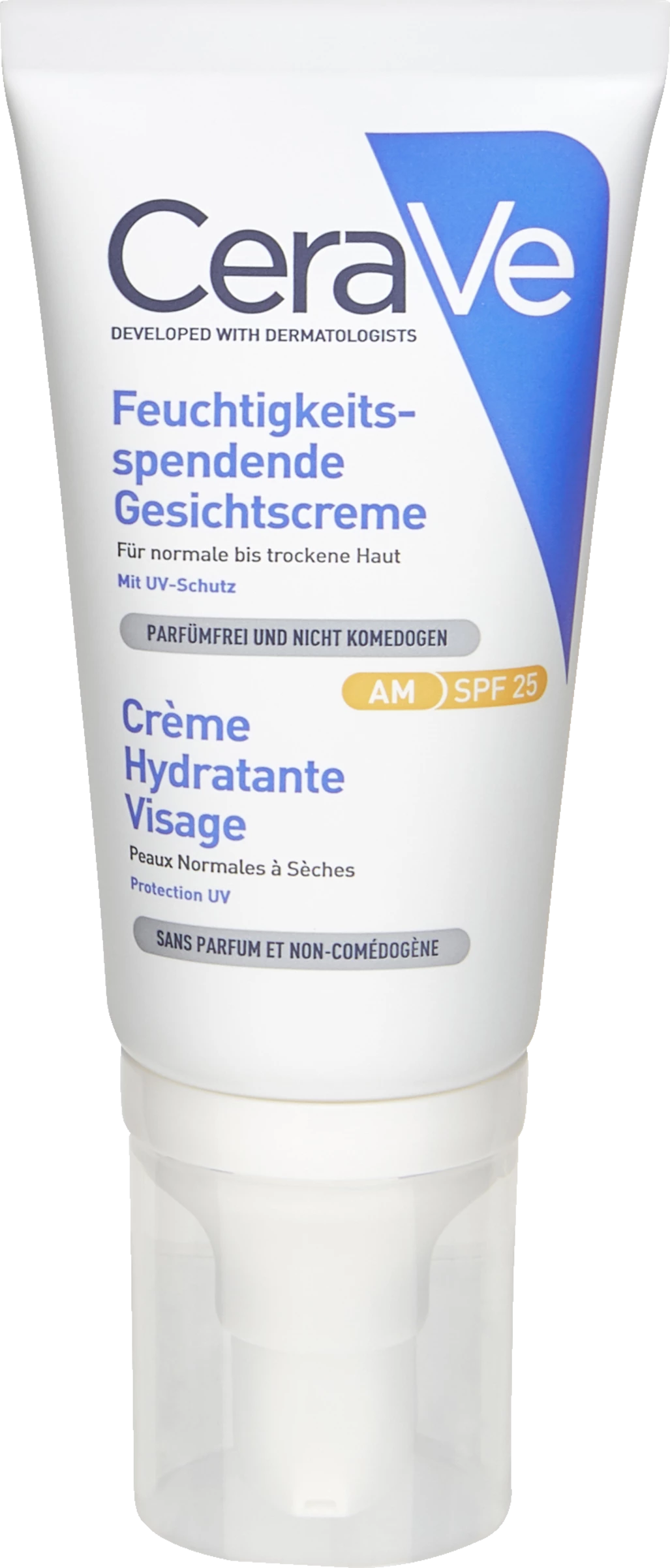 Cerave Feuchtigkeitsspendende Gesichtscreme LSF25 2 Cerave Feuchtigkeitsspendende Gesichtscreme LSF25 – Bild 2