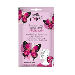Selfie Project Feuchtigkeitsspendende Tuchmaske #FlyButterfly