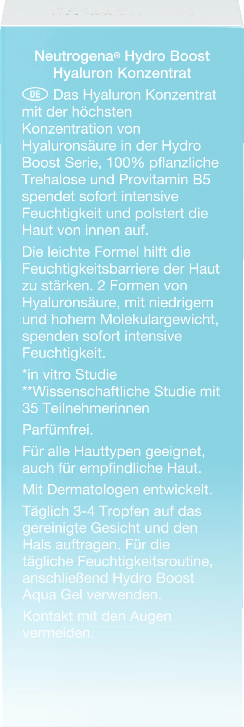 Neutrogena Hydro Boost Hyaluron Konzentrat 5 Neutrogena Hydro Boost Hyaluron Konzentrat – Bild 5