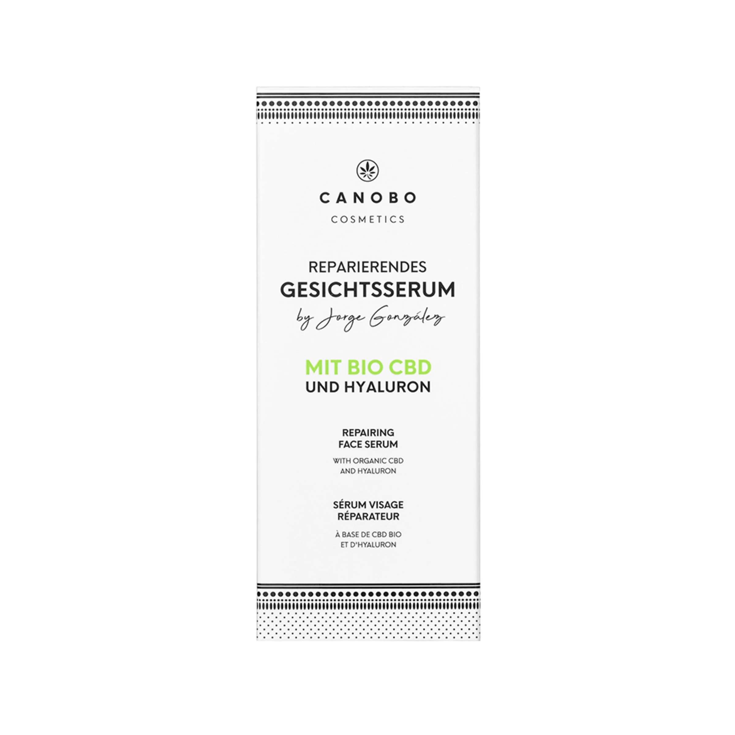 CANOBO Cosmetics By Jorge González Reparierendes Gesichtsserum Mit Bio CBD 1 CANOBO Cosmetics By Jorge González Reparierendes Gesichtsserum Mit Bio CBD