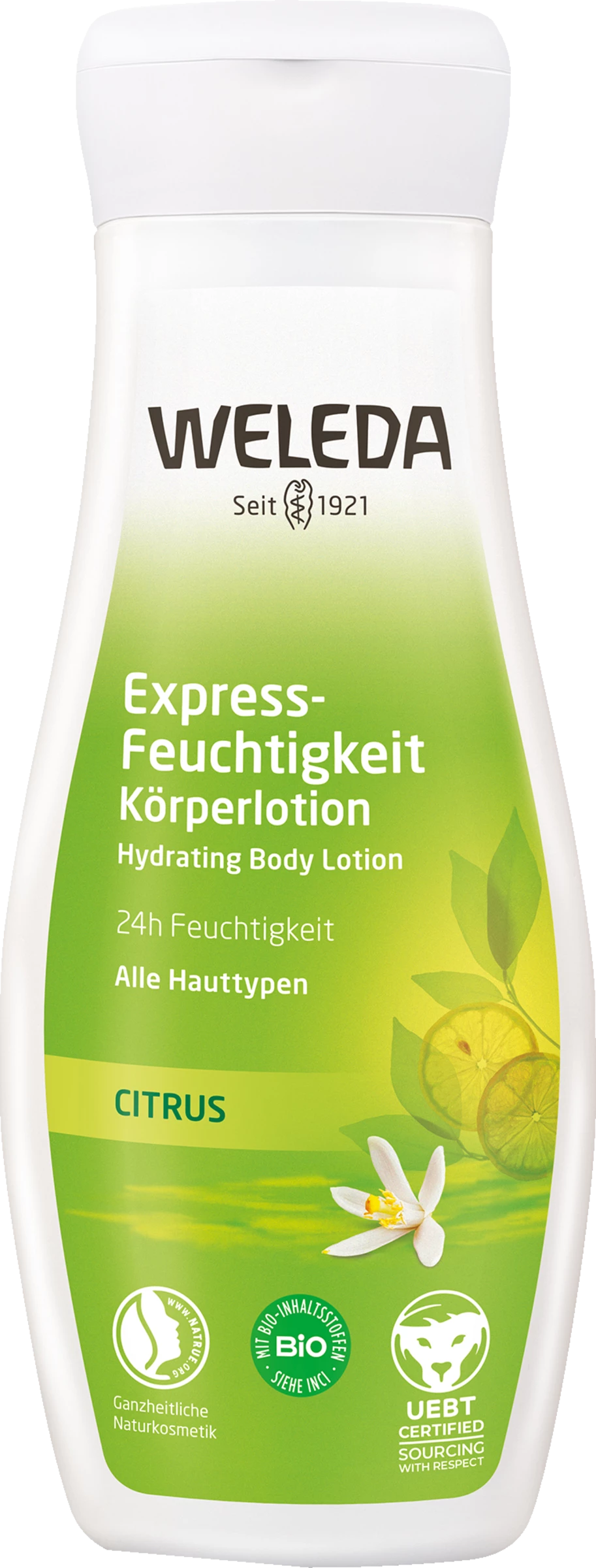 Weleda Express-Feuchtigkeit Körperlotion Citrus 1 Weleda Express-Feuchtigkeit Körperlotion Citrus