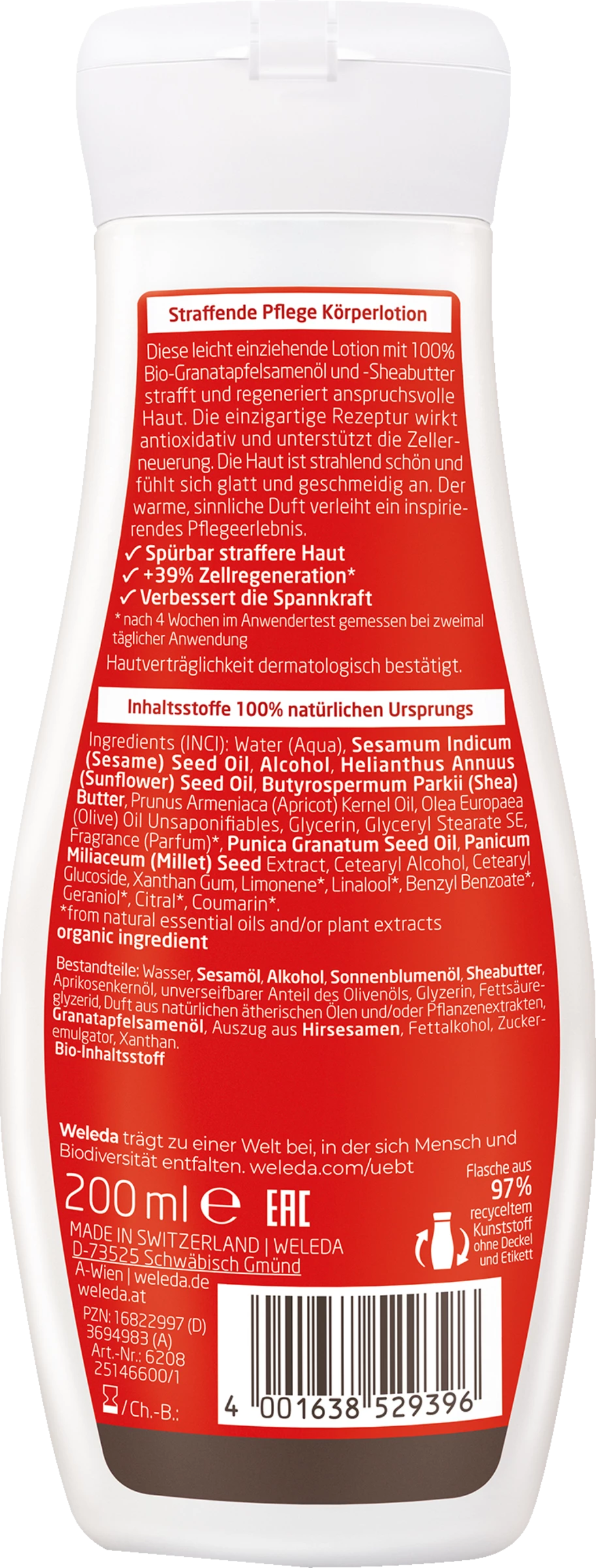 Weleda Straffende Pflege Körperlotion Granatapfel 2 Weleda Straffende Pflege Körperlotion Granatapfel – Bild 2