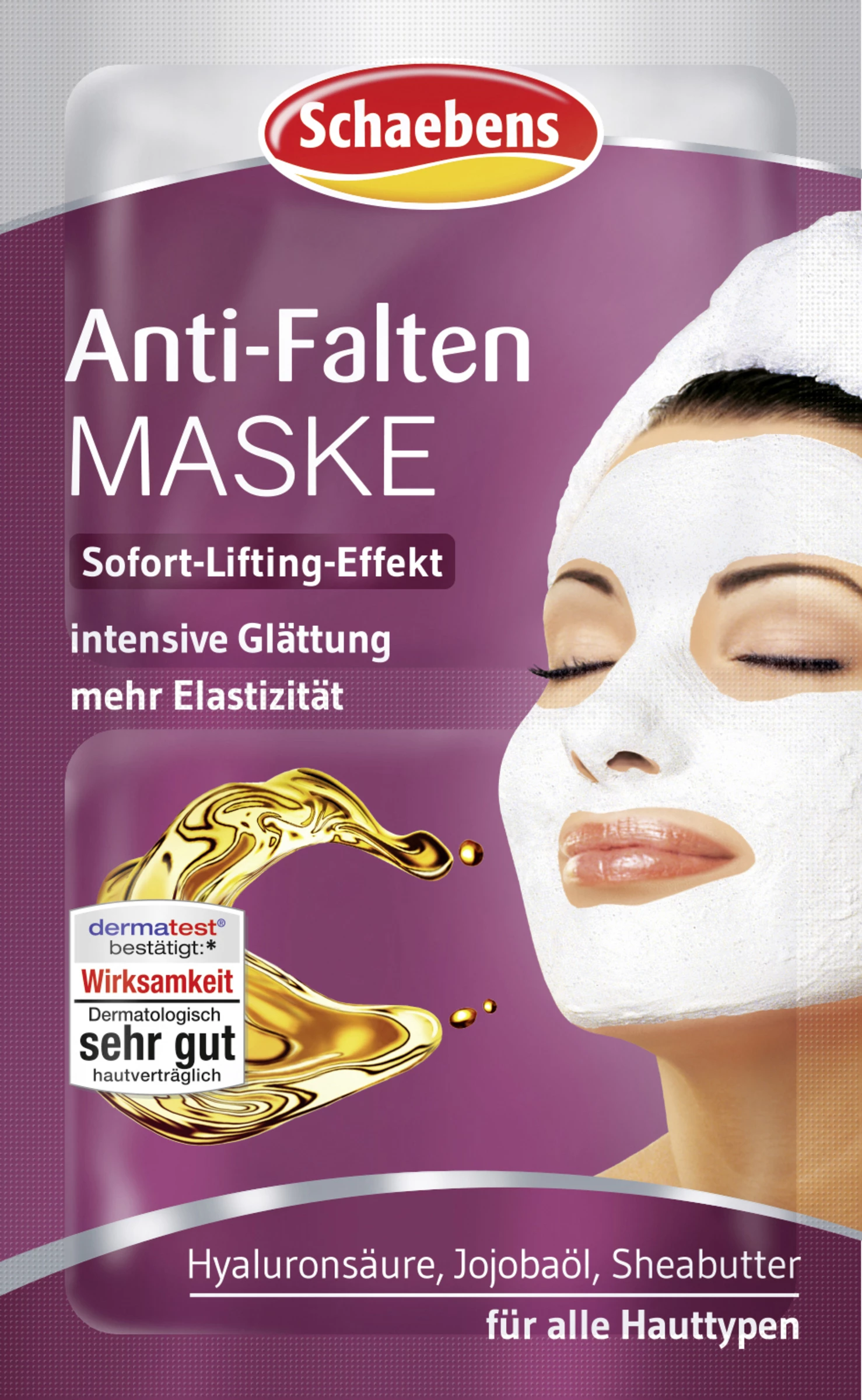 Schaebens Anti-Falten Maske 10er Beutel 3 Schaebens Anti-Falten Maske 10er Beutel – Bild 3