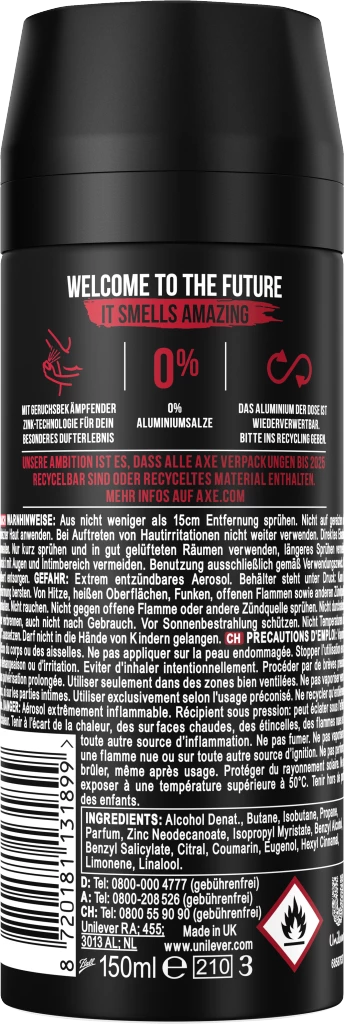 Axe Deo & Body Spray Recharge Sport Refresh 2 Axe Deo & Body Spray Recharge Sport Refresh – Bild 2