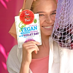 7DAYS Go VEGAN THURSDAY VIOLET DAY Tuchmaske 7 7DAYS Go VEGAN THURSDAY VIOLET DAY Tuchmaske -Compeed Geschäft MAM 7887506 SHOP IMAGE 1.4