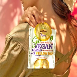 7DAYS Go VEGAN TUESDAY YELLOW DAY Tuchmaske 7 7DAYS Go VEGAN TUESDAY YELLOW DAY Tuchmaske -Compeed Geschäft MAM 7887532 SHOP IMAGE 1.4