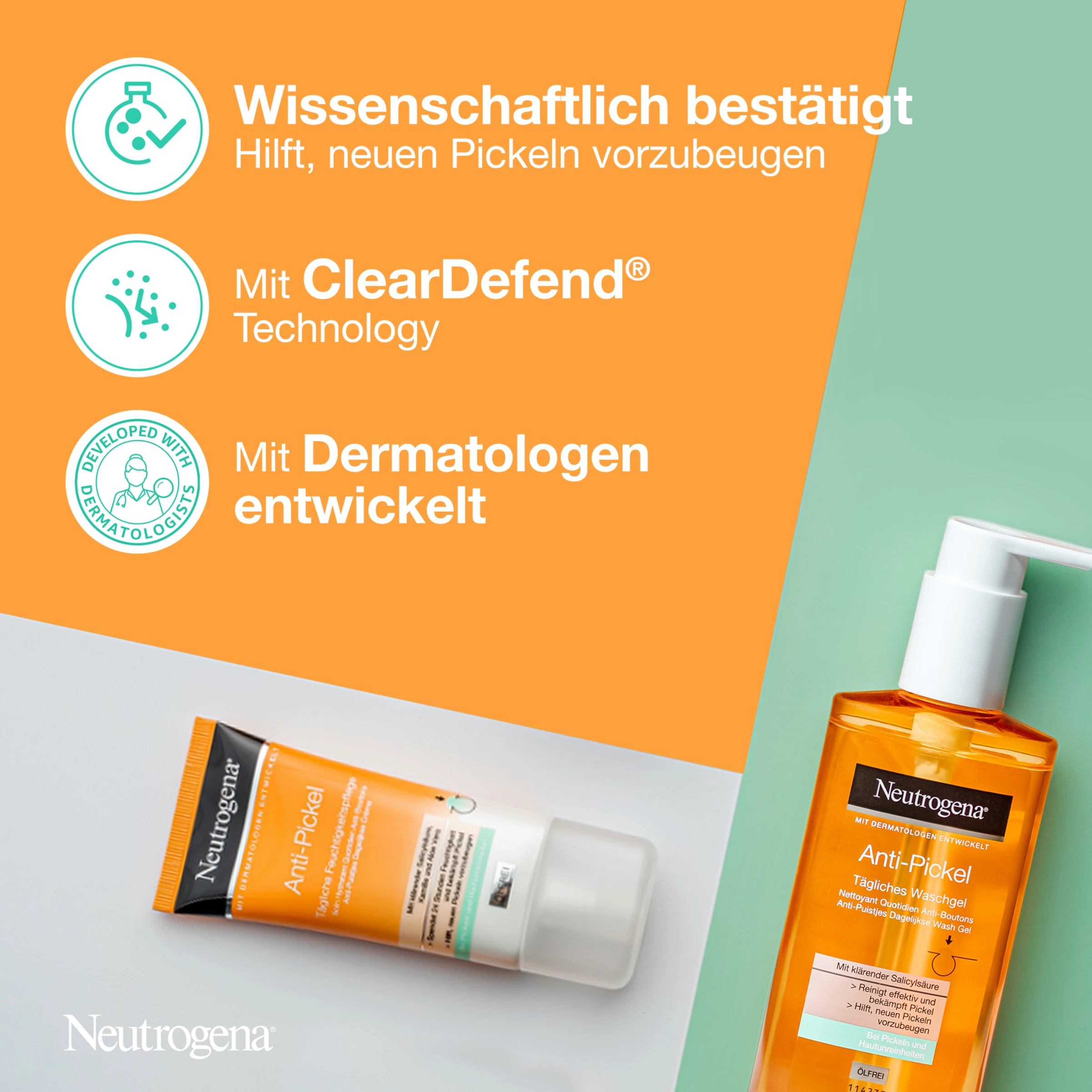 Neutrogena Anti-Pickel Pflegeset 2 Neutrogena Anti-Pickel Pflegeset – Bild 2