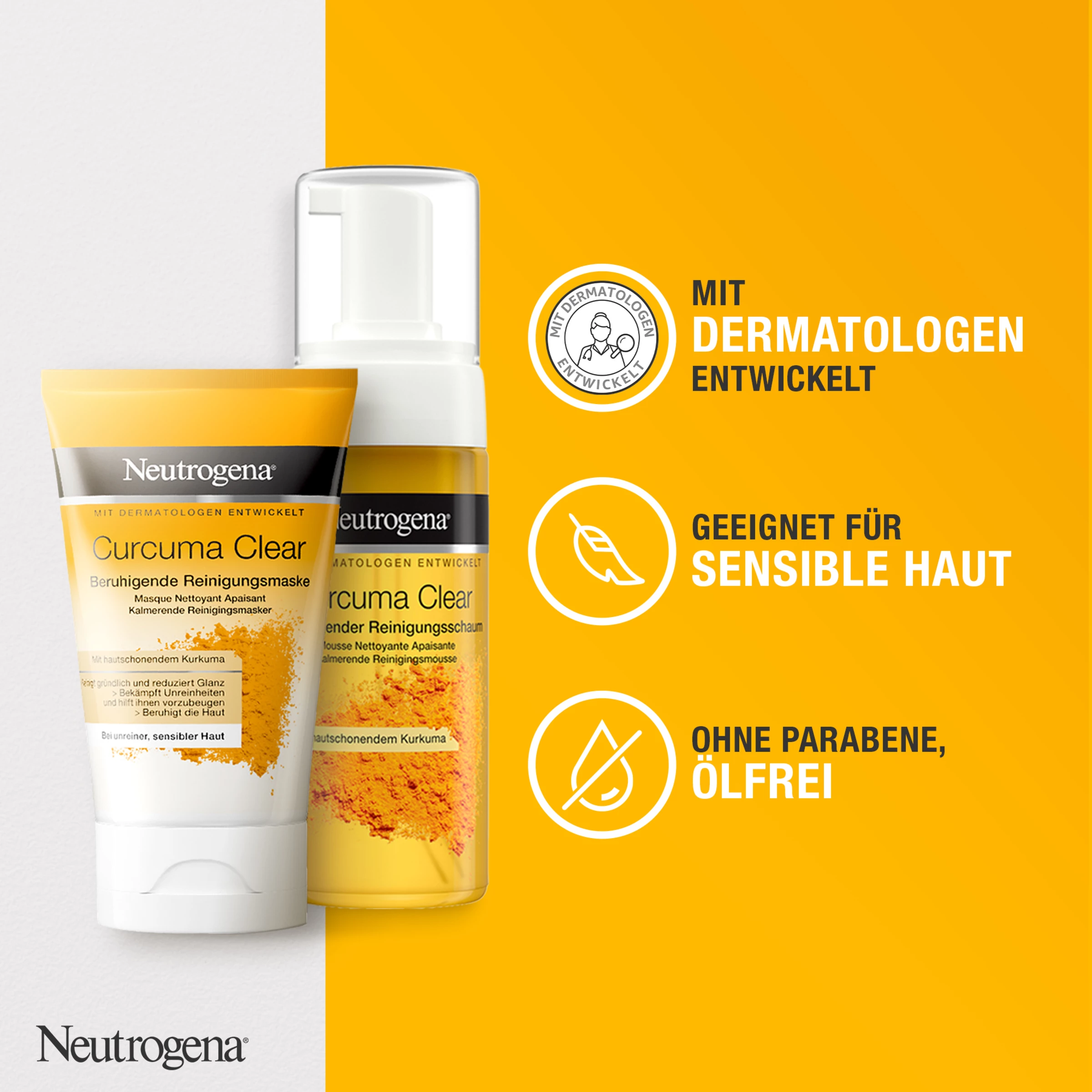 Neutrogena Curcuma Clear Pflegeset 6 Neutrogena Curcuma Clear Pflegeset – Bild 6