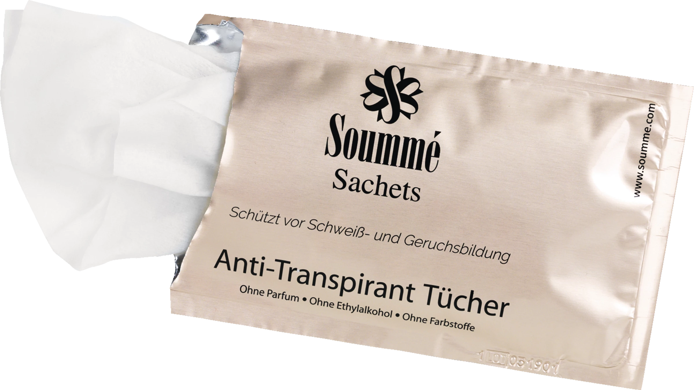 Soummé Antitranspirant Protection Tücher Woman 2 Soummé Antitranspirant Protection Tücher Woman – Bild 2