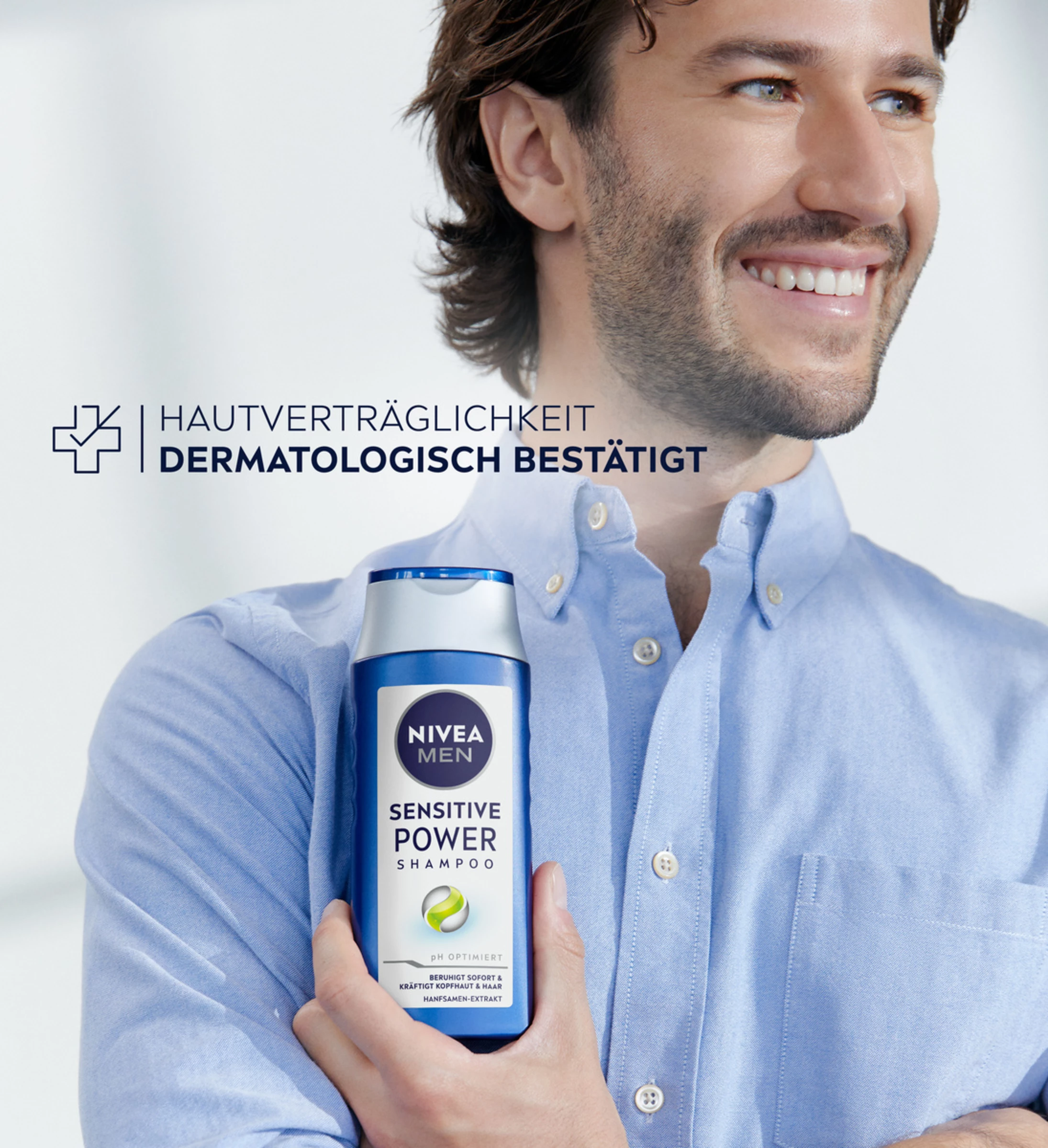 NIVEA MEN Sensitiv Power Shampoo 5 NIVEA MEN Sensitiv Power Shampoo – Bild 5