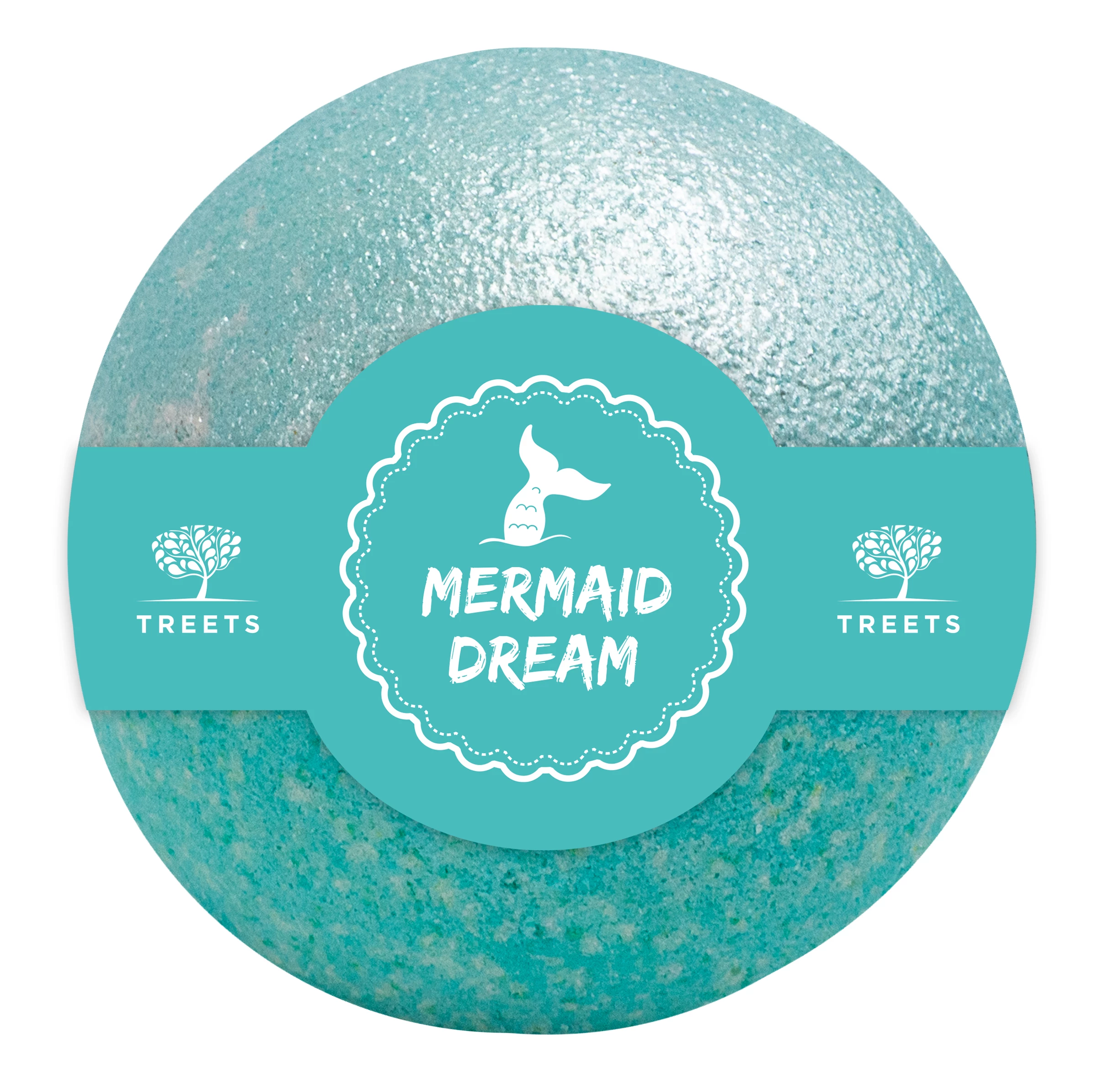 Treets Badekugel Glitzer Mermaid Dream 1 Treets Badekugel Glitzer Mermaid Dream