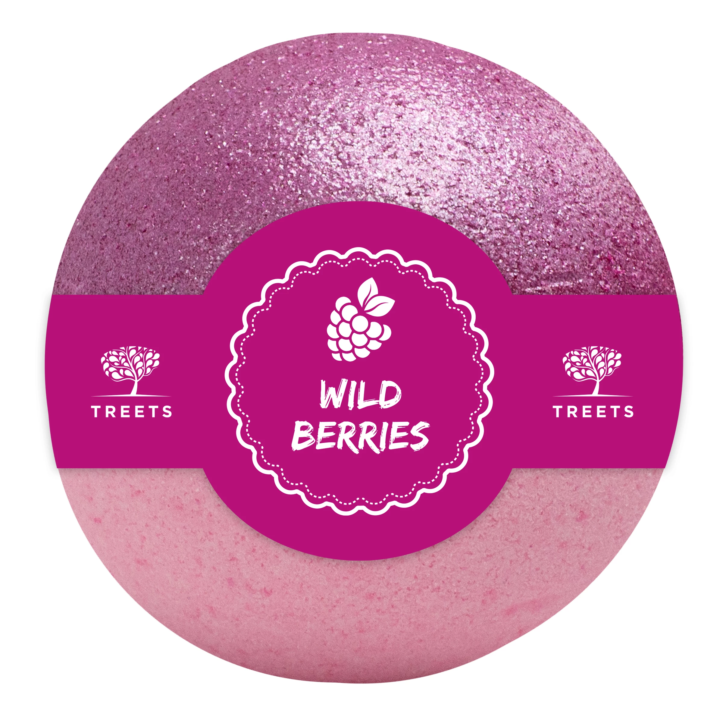 Treets Badekugel Glitzer Wild Berries 1 Treets Badekugel Glitzer Wild Berries