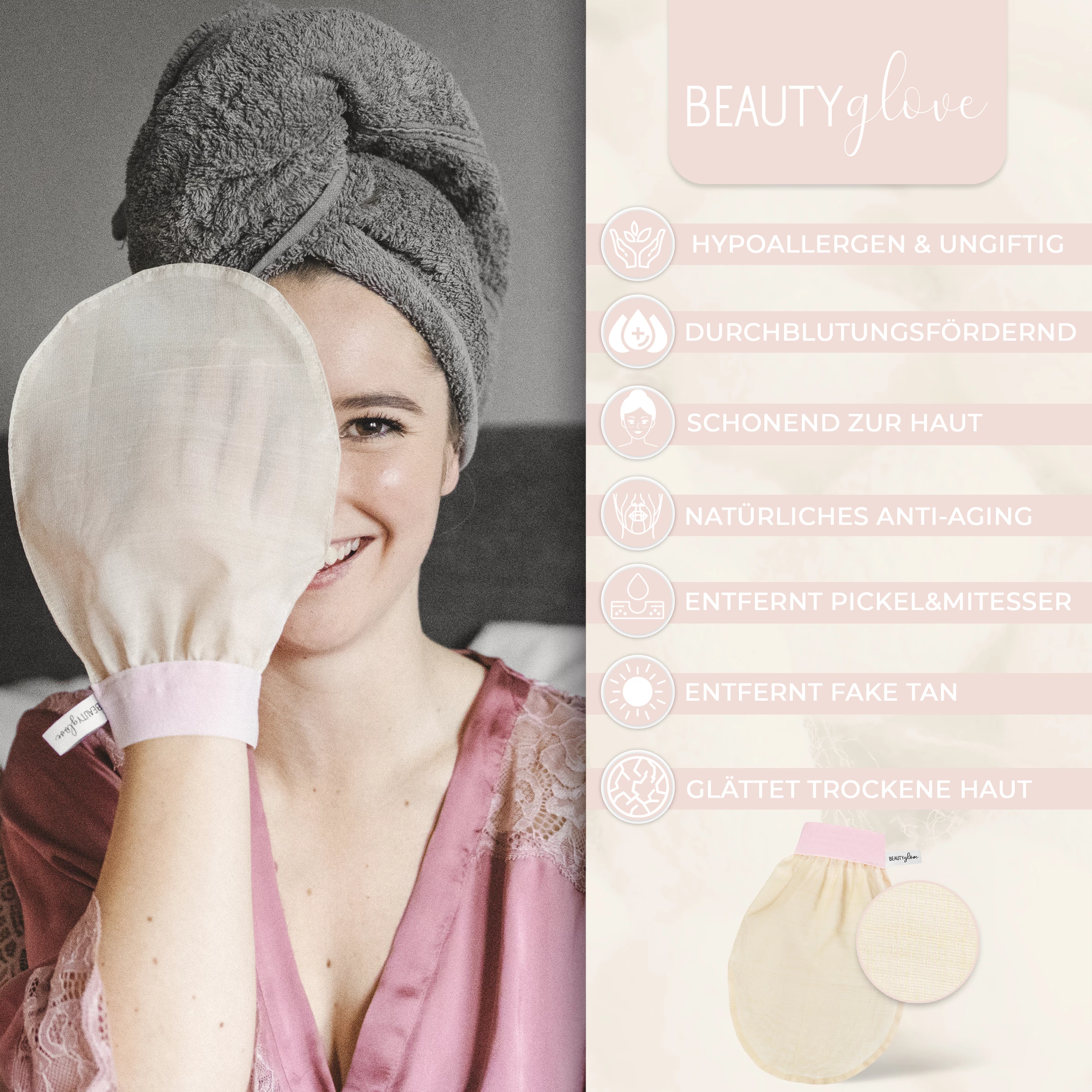 BEAUTYglove Peelinghandschuh Aus Seide 5 BEAUTYglove Peelinghandschuh Aus Seide – Bild 5