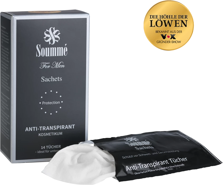 Soummé Antitranspirant Protection Tücher Men 1 Soummé Antitranspirant Protection Tücher Men