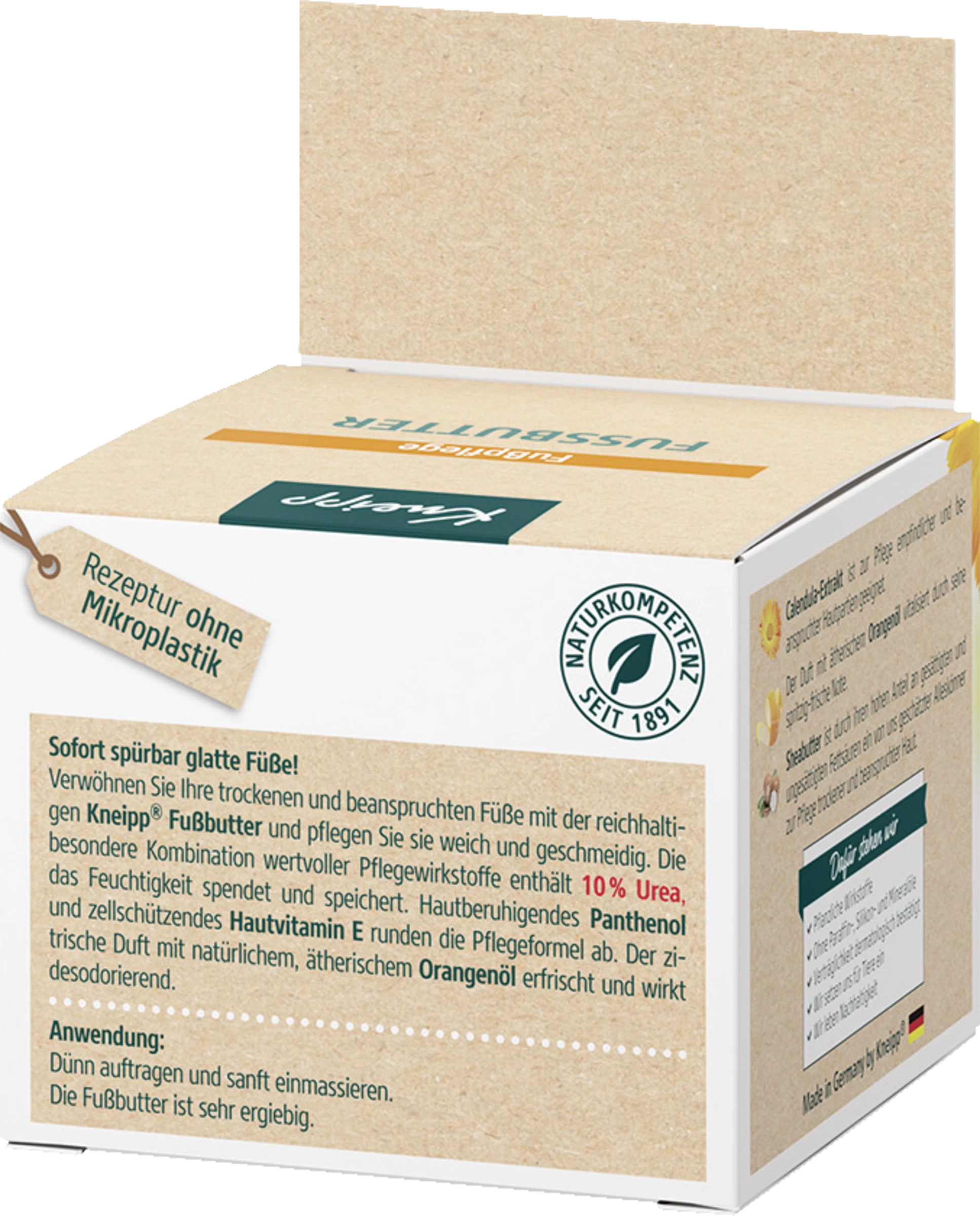 Kneipp Fussbutter Calendula & Orangenöl 4 Kneipp Fussbutter Calendula & Orangenöl – Bild 4