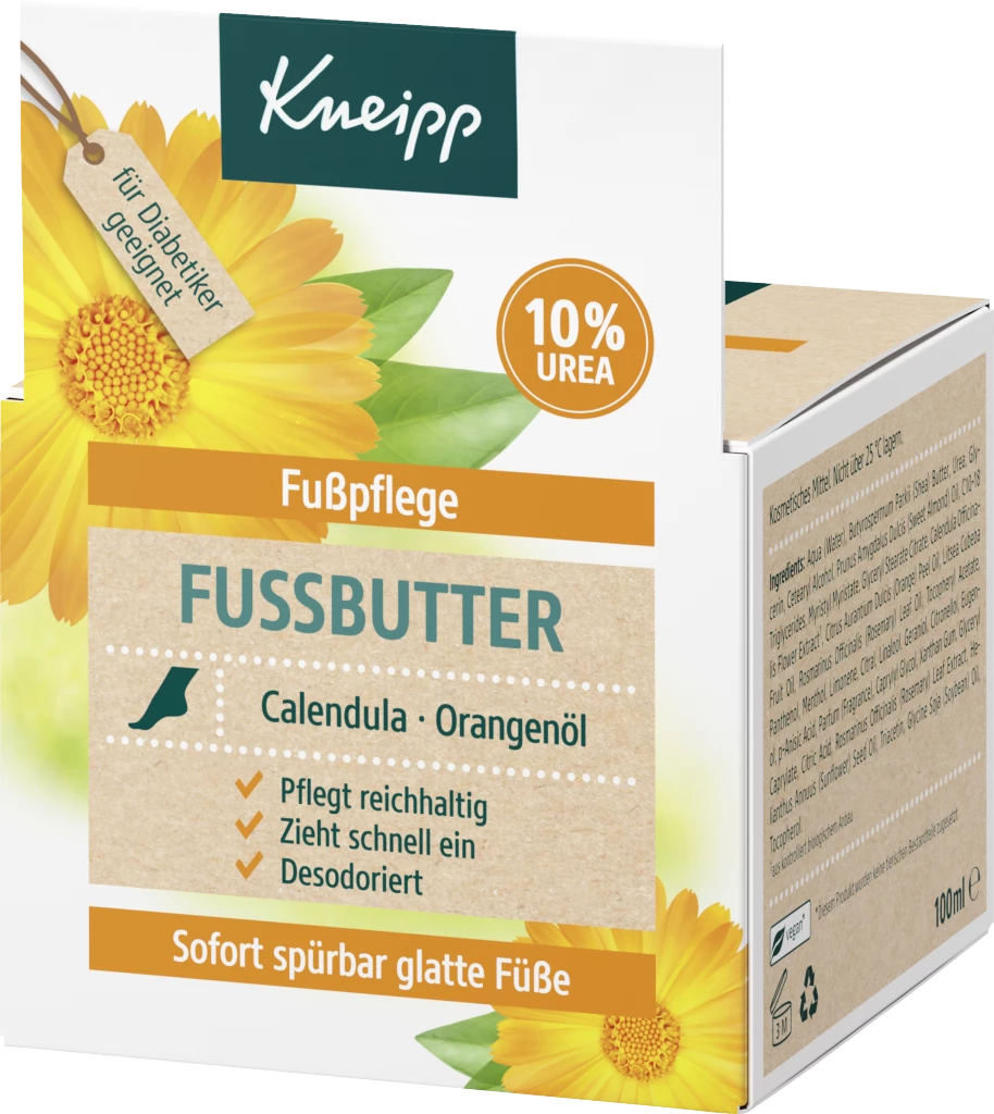 Kneipp Fussbutter Calendula & Orangenöl 1 Kneipp Fussbutter Calendula & Orangenöl