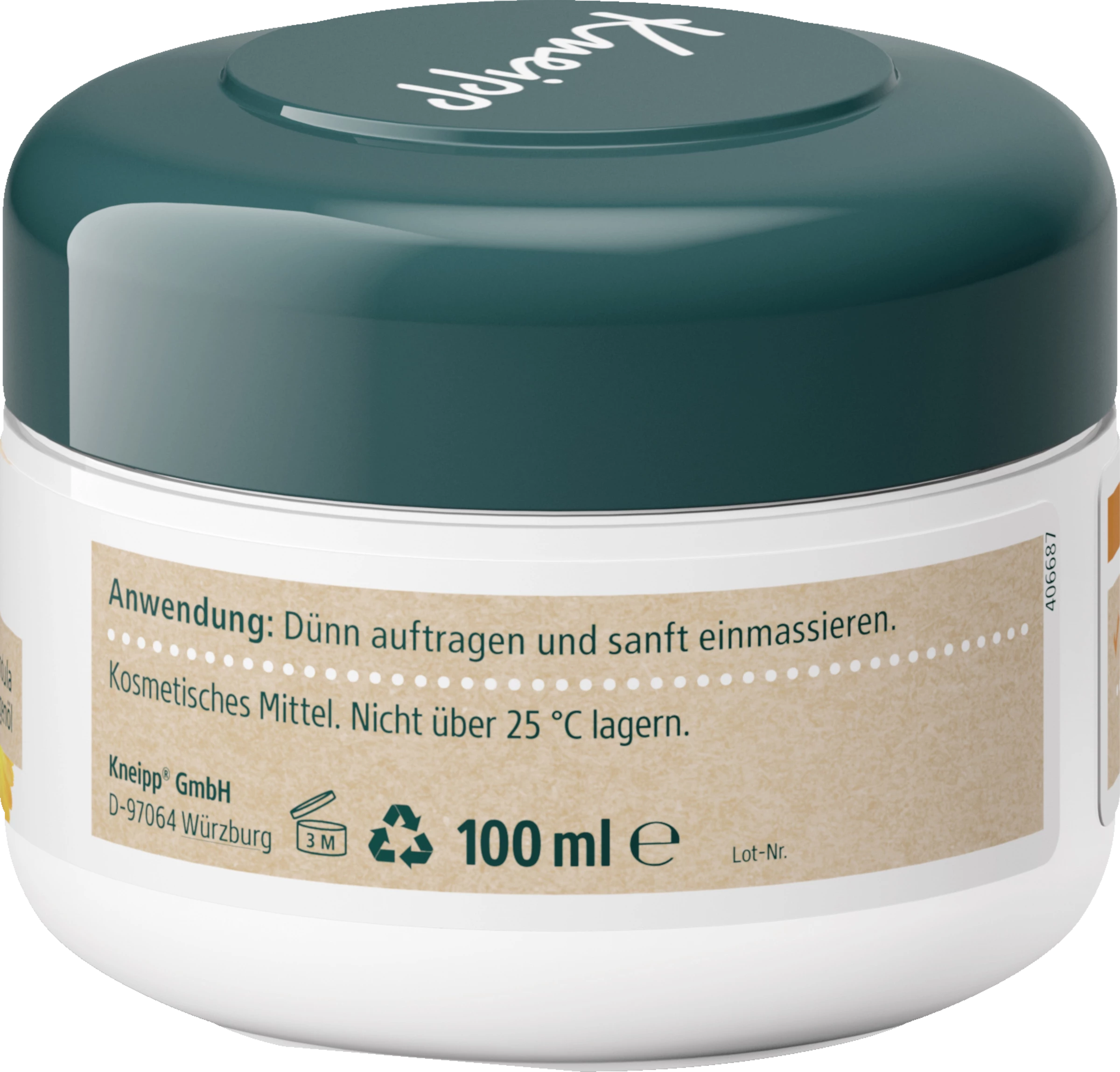 Kneipp Fussbutter Calendula & Orangenöl 2 Kneipp Fussbutter Calendula & Orangenöl – Bild 2