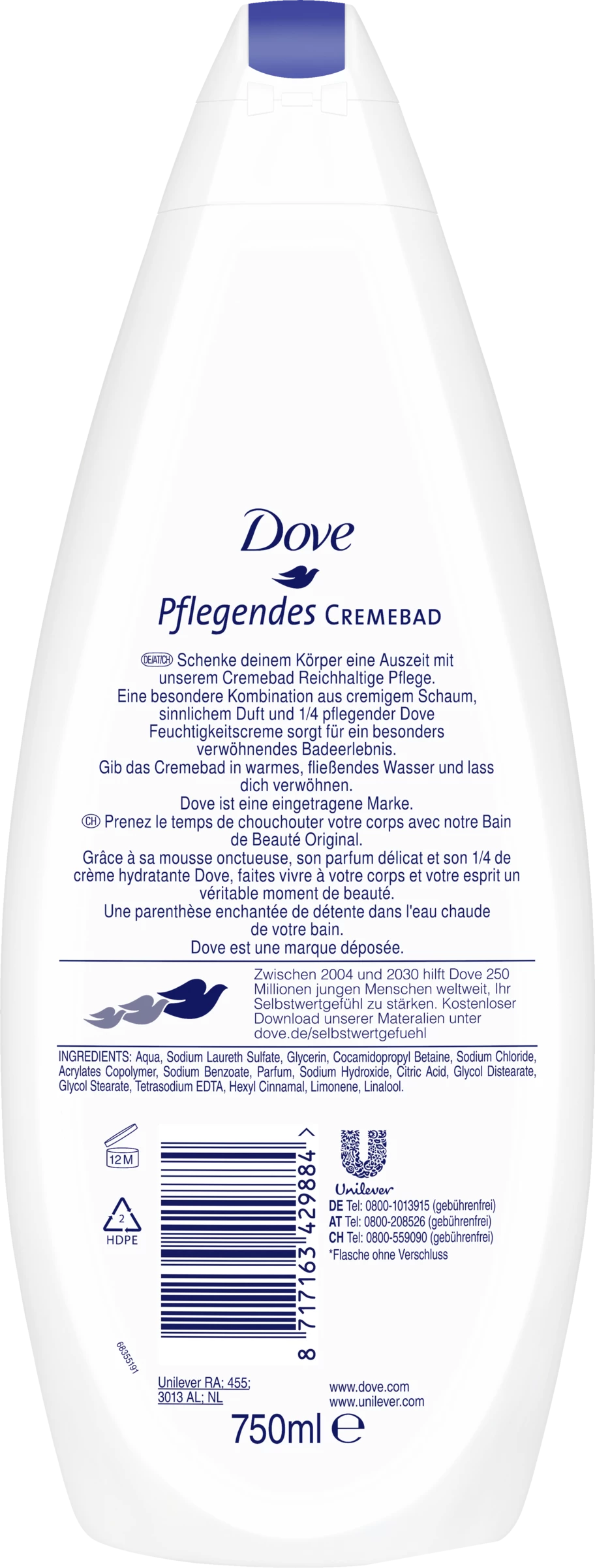 DOVE Reichhaltiges Cremebad 2 DOVE Reichhaltiges Cremebad – Bild 2