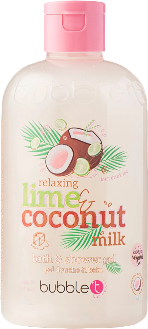 Bubble T Smoothie Limette & Kokosnuss Bade- Und Duschgel 1 Bubble T Smoothie Limette & Kokosnuss Bade- Und Duschgel
