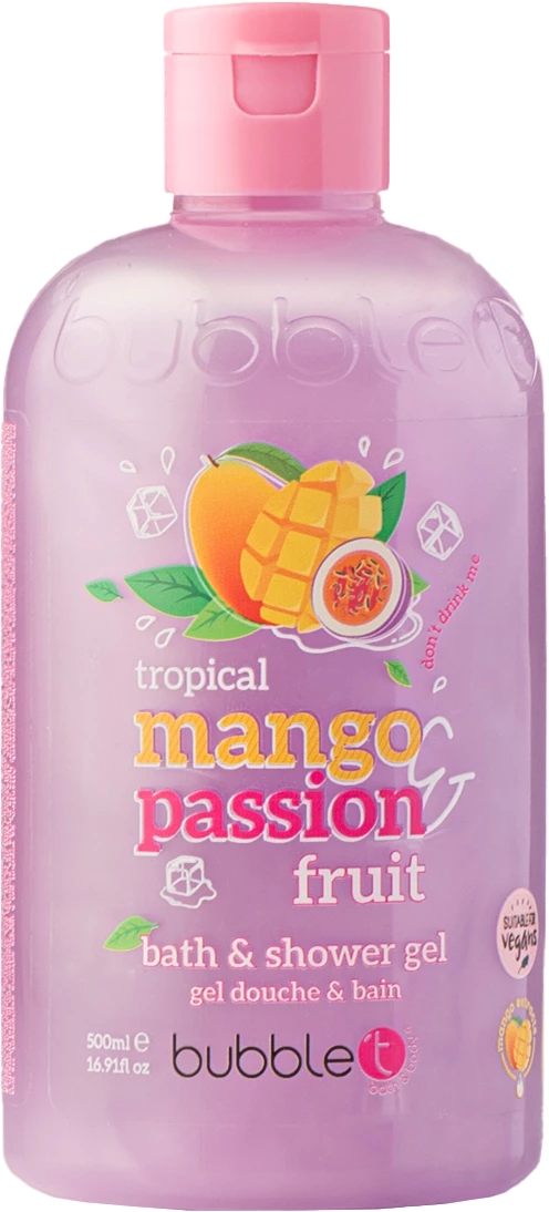 Bubble T Smoothie Mango & Passionsfrucht Bade- Und Duschgel 1 Bubble T Smoothie Mango & Passionsfrucht Bade- Und Duschgel