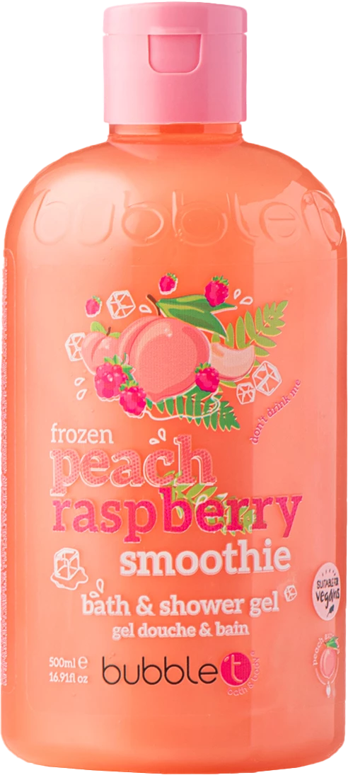 Bubble T Smoothie Pfirsich & Himbeere Bade- Und Duschgel 1 Bubble T Smoothie Pfirsich & Himbeere Bade- Und Duschgel