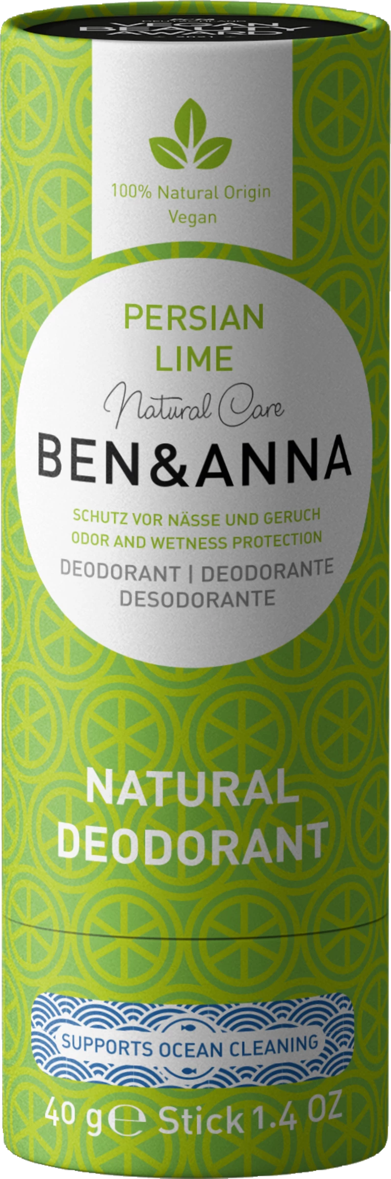 Ben&Anna Deodorant Stick Papertube – Persian Lime 1 Ben&Anna Deodorant Stick Papertube – Persian Lime