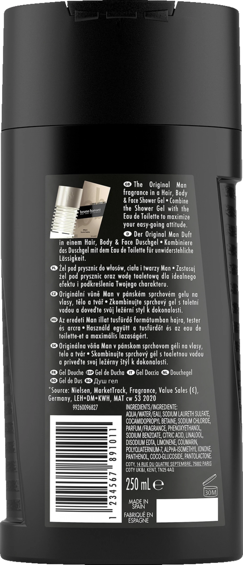 Bruno Banani Man 3in1 Shower Gel 2 Bruno Banani Man 3in1 Shower Gel – Bild 2