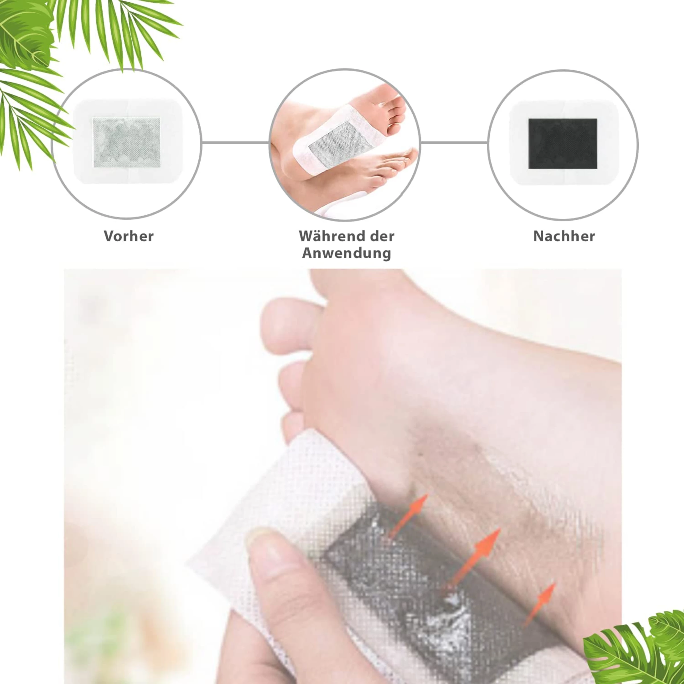 Summer Foot Overnight Fußpads Mit Grünteeöl 3 Summer Foot Overnight Fußpads Mit Grünteeöl – Bild 3