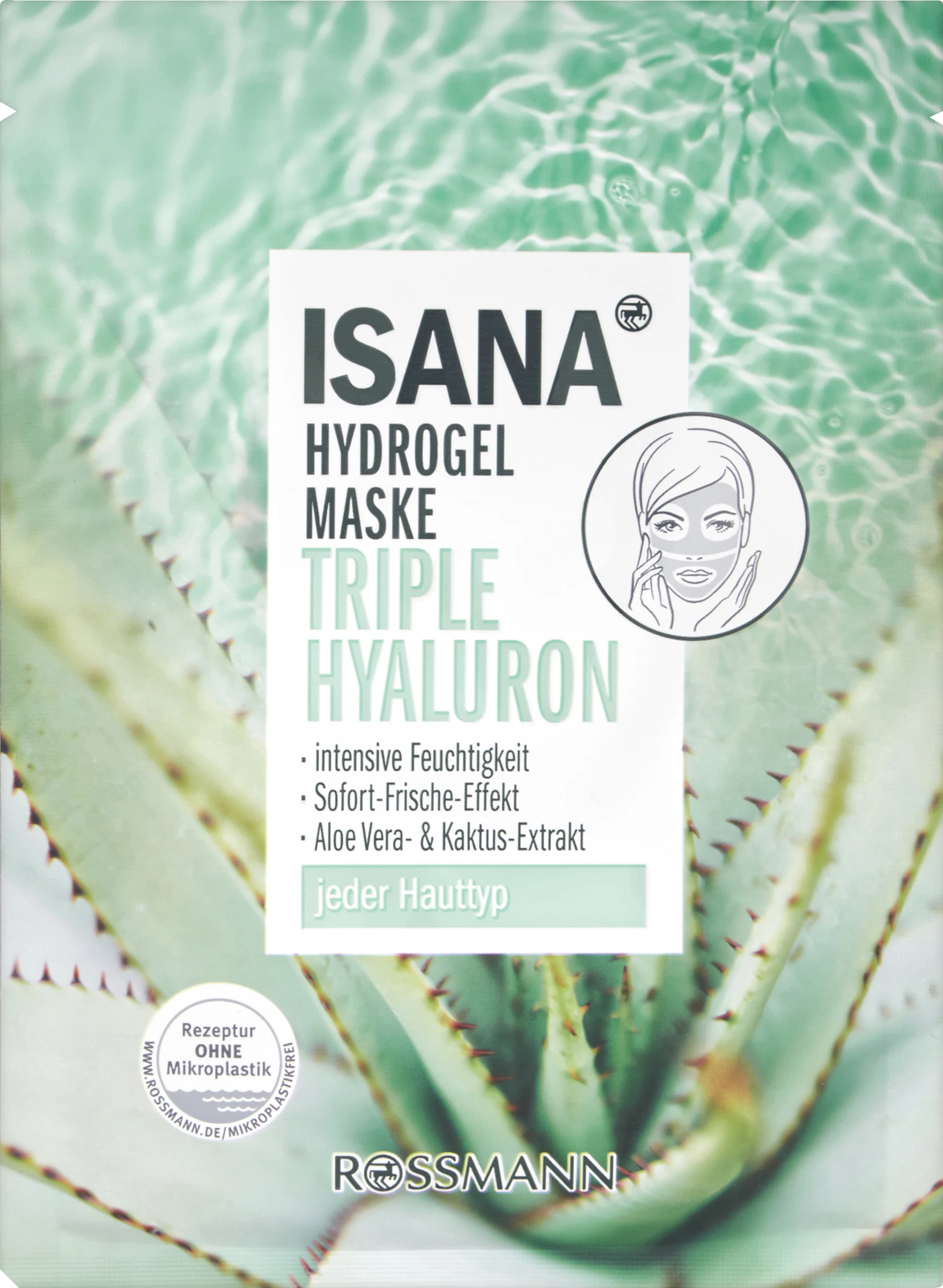 ISANA Hydrogelmaske Triple Hyaluron 1 ISANA Hydrogelmaske Triple Hyaluron