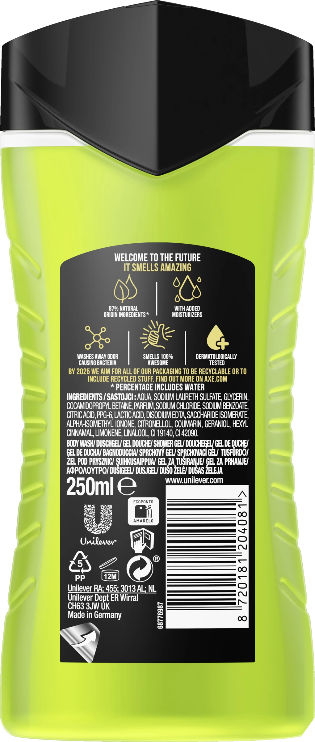 Axe 3in1 Duschgel Epic Fresh Fresh Boost 2 Axe 3in1 Duschgel Epic Fresh Fresh Boost – Bild 2