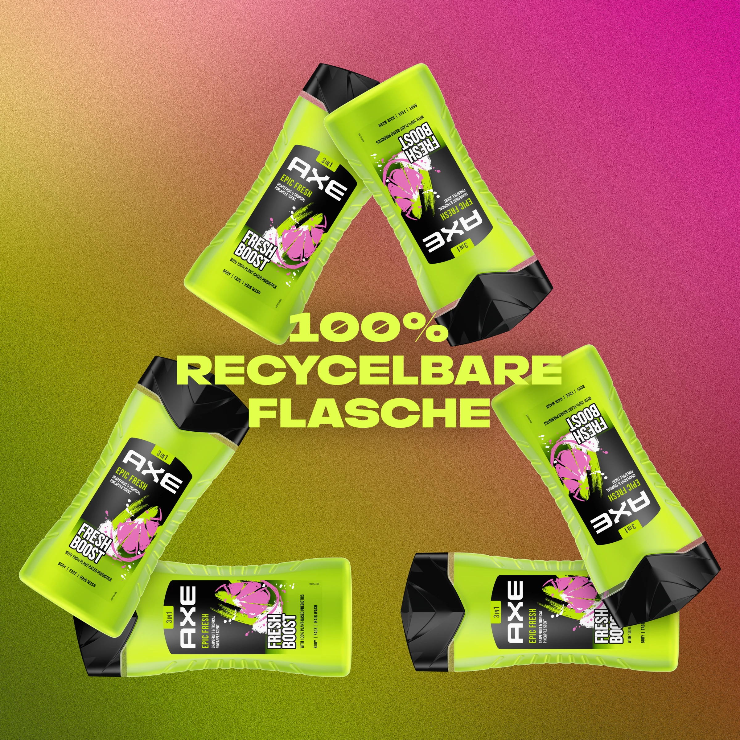 Axe 3in1 Duschgel Epic Fresh Fresh Boost 4 Axe 3in1 Duschgel Epic Fresh Fresh Boost – Bild 4