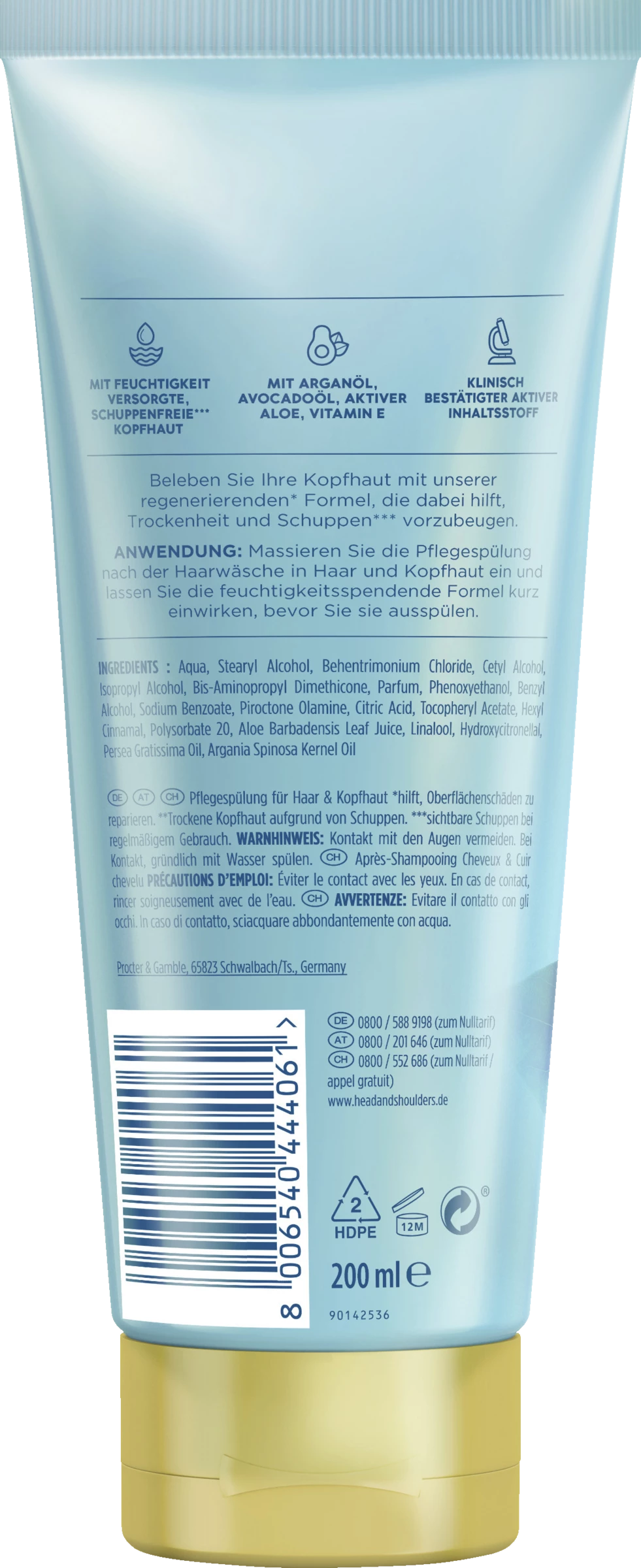 Head & Shoulders DERMAXPRO Repair Haar- & Kopfhautpflegespülung 2 Head & Shoulders DERMAXPRO Repair Haar- & Kopfhautpflegespülung – Bild 2