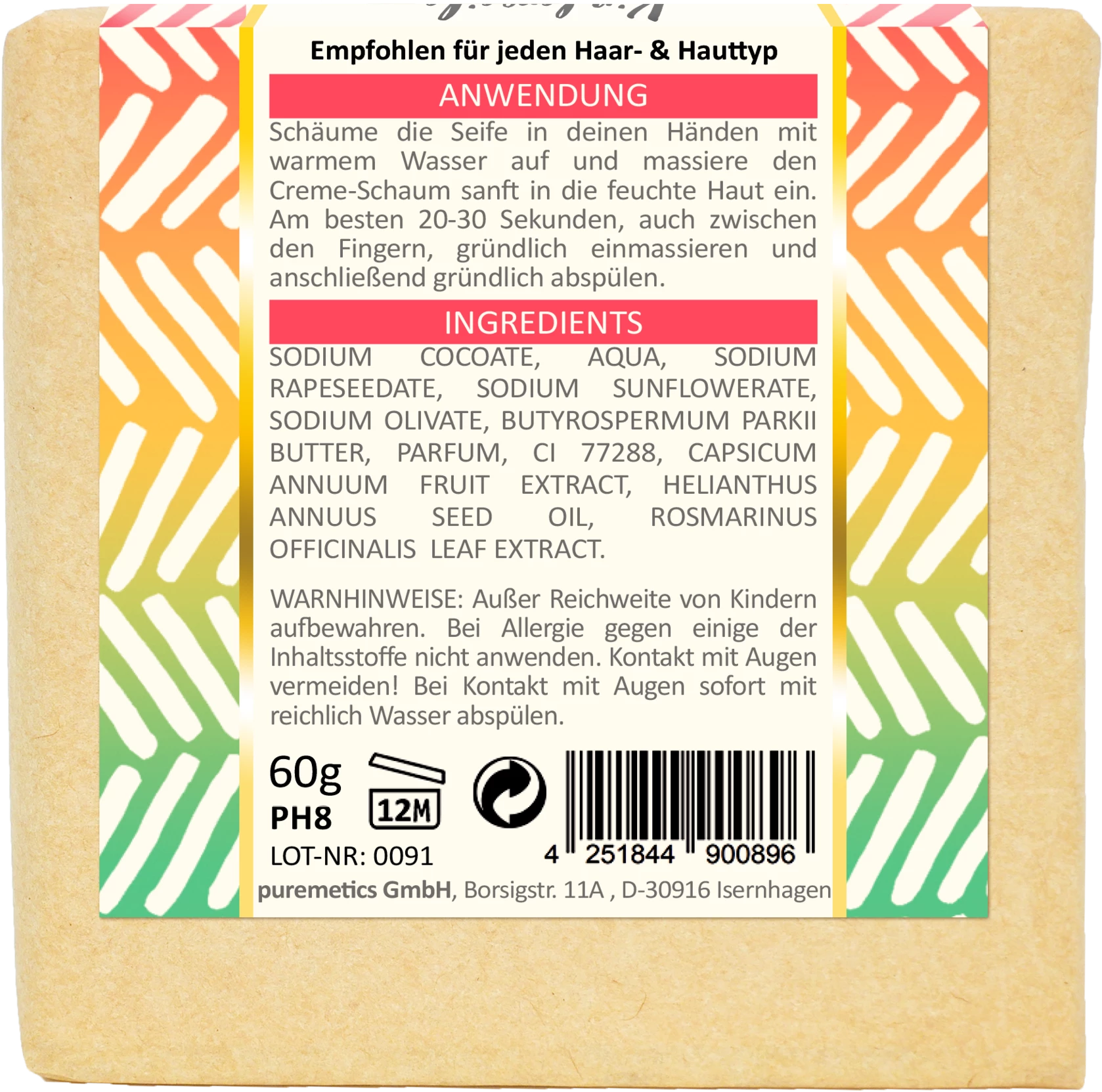 Puremetics Kinderseife Tropical 2 Puremetics Kinderseife Tropical – Bild 2